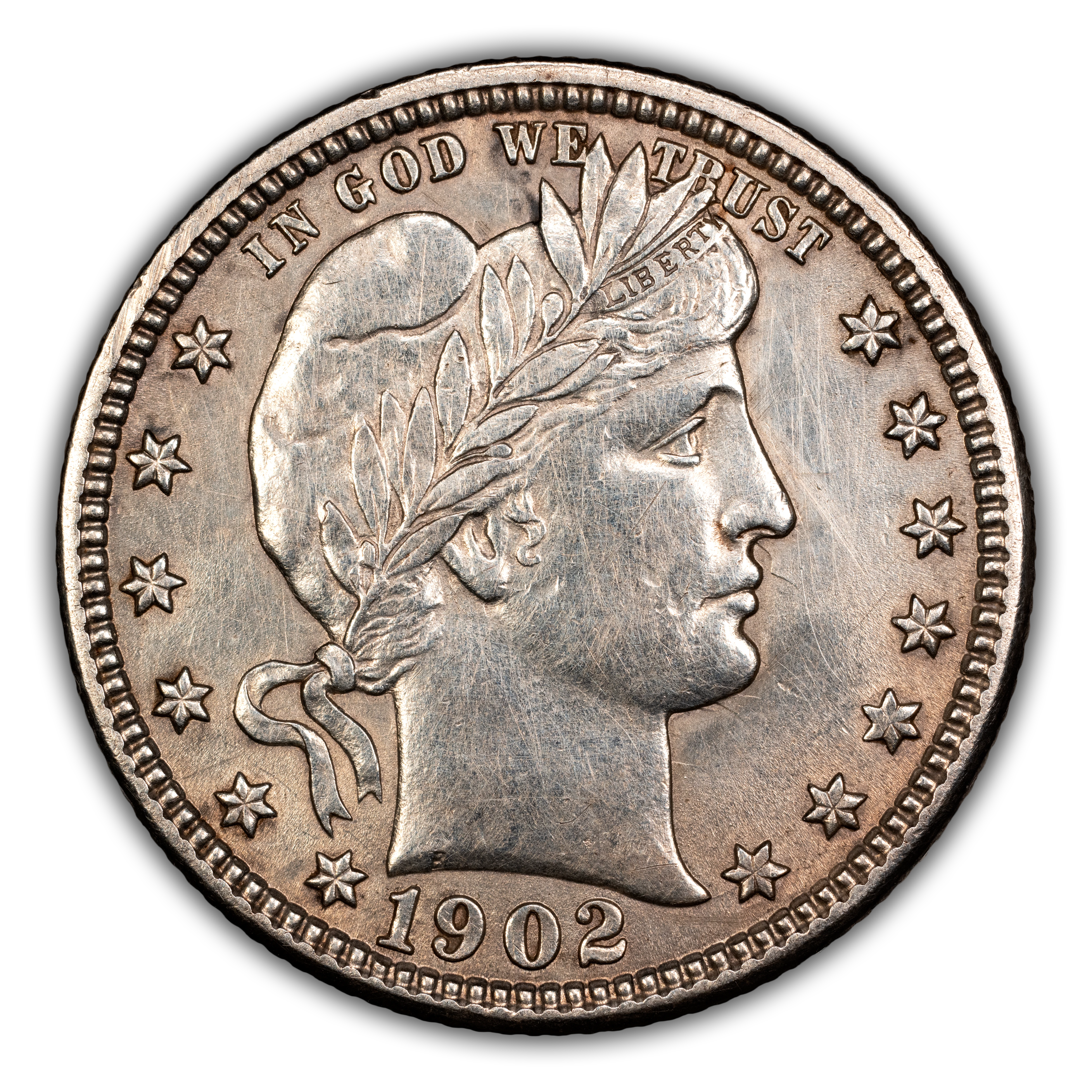 1902-O 25c Misplaced Date, FS-301 MS thumbnail 2