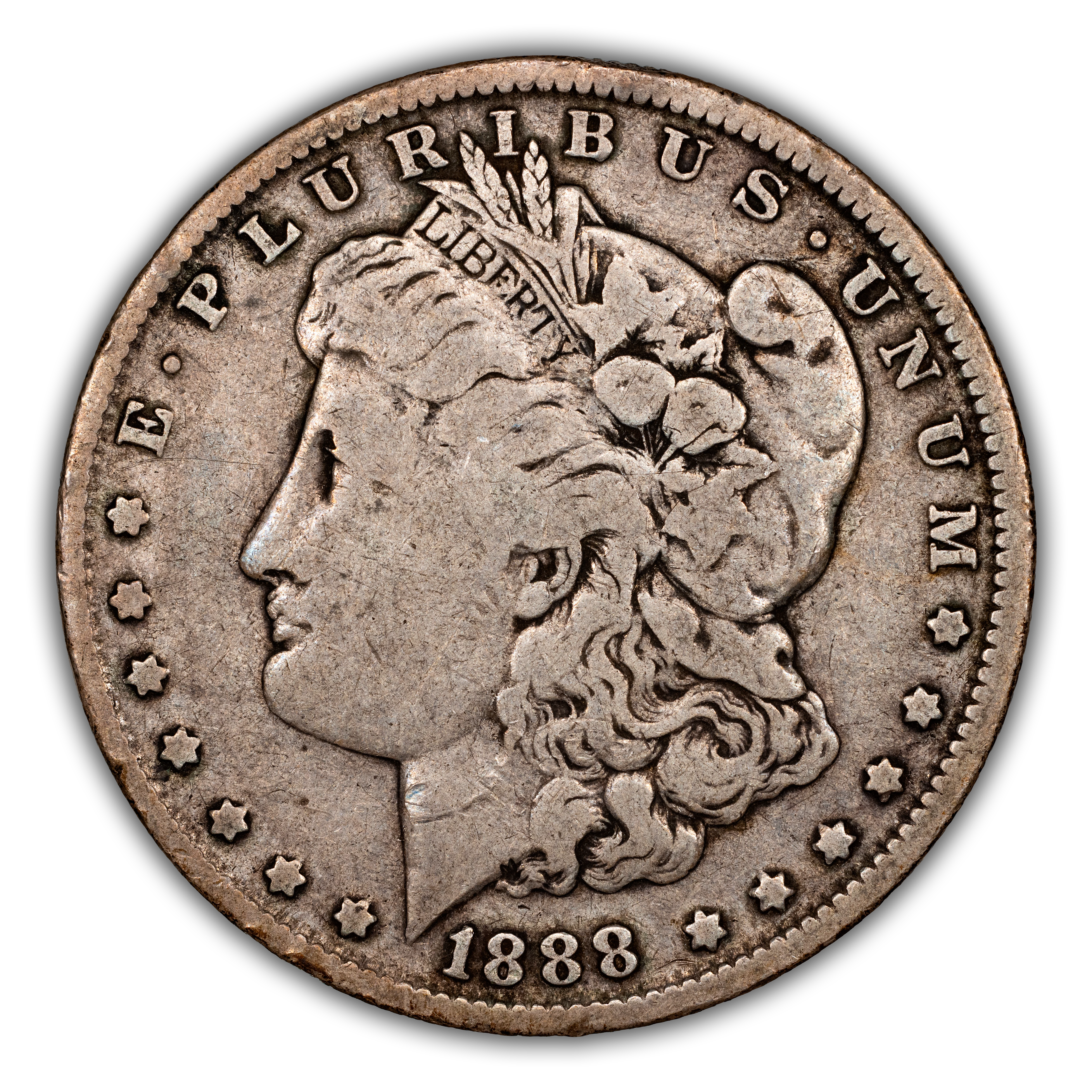 1888-O $1 Hot Lips MS