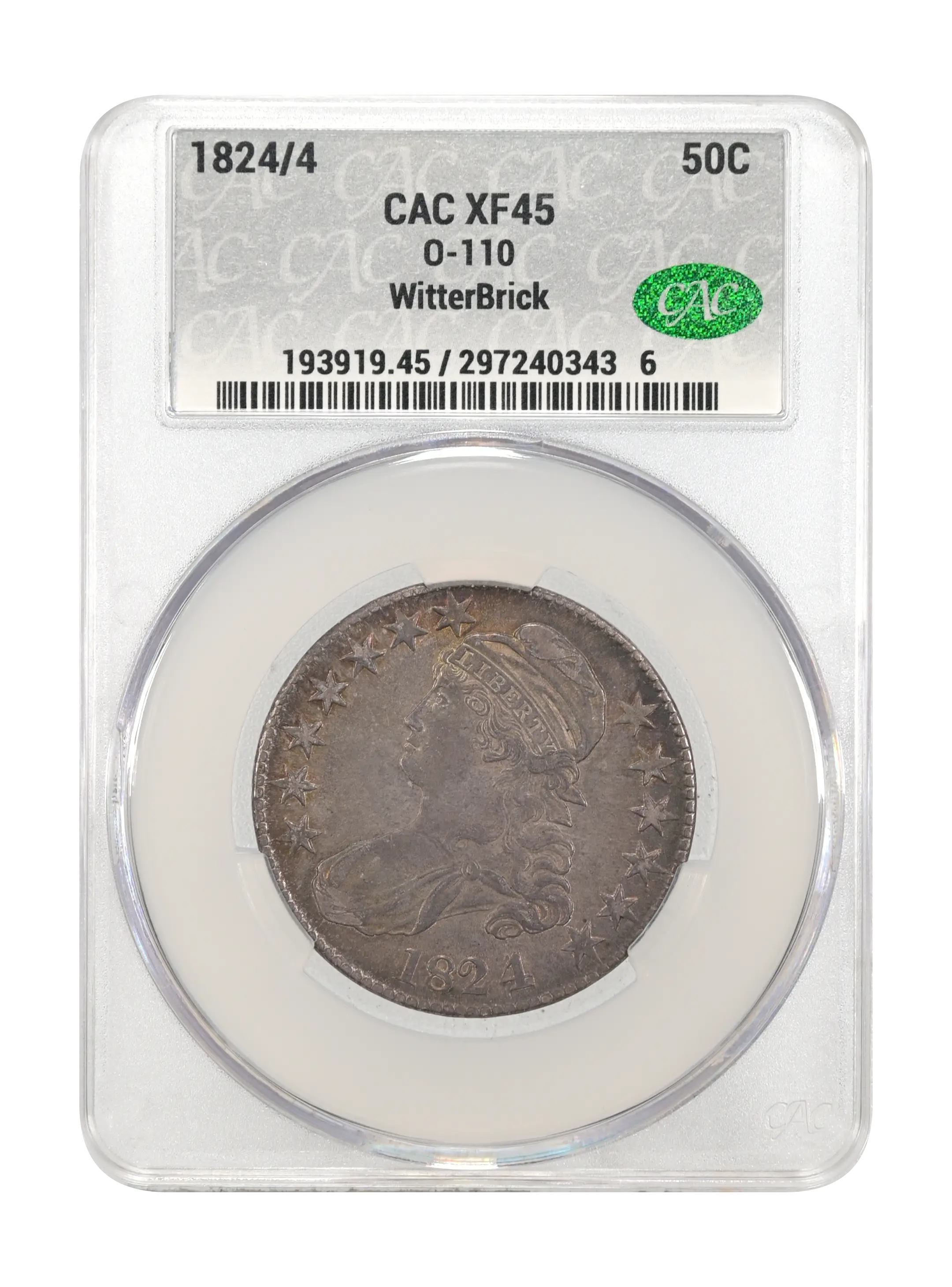 1824/4 50c Overdate, O-110 MS thumbnail 13