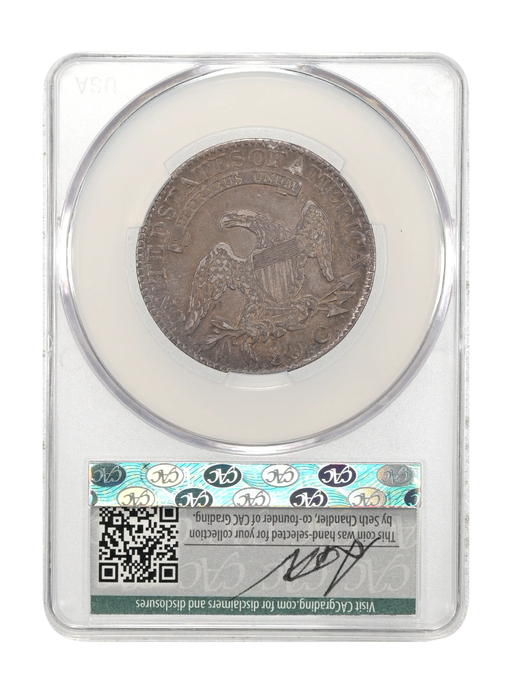 1824/4 50c Overdate, O-110 MS thumbnail 17