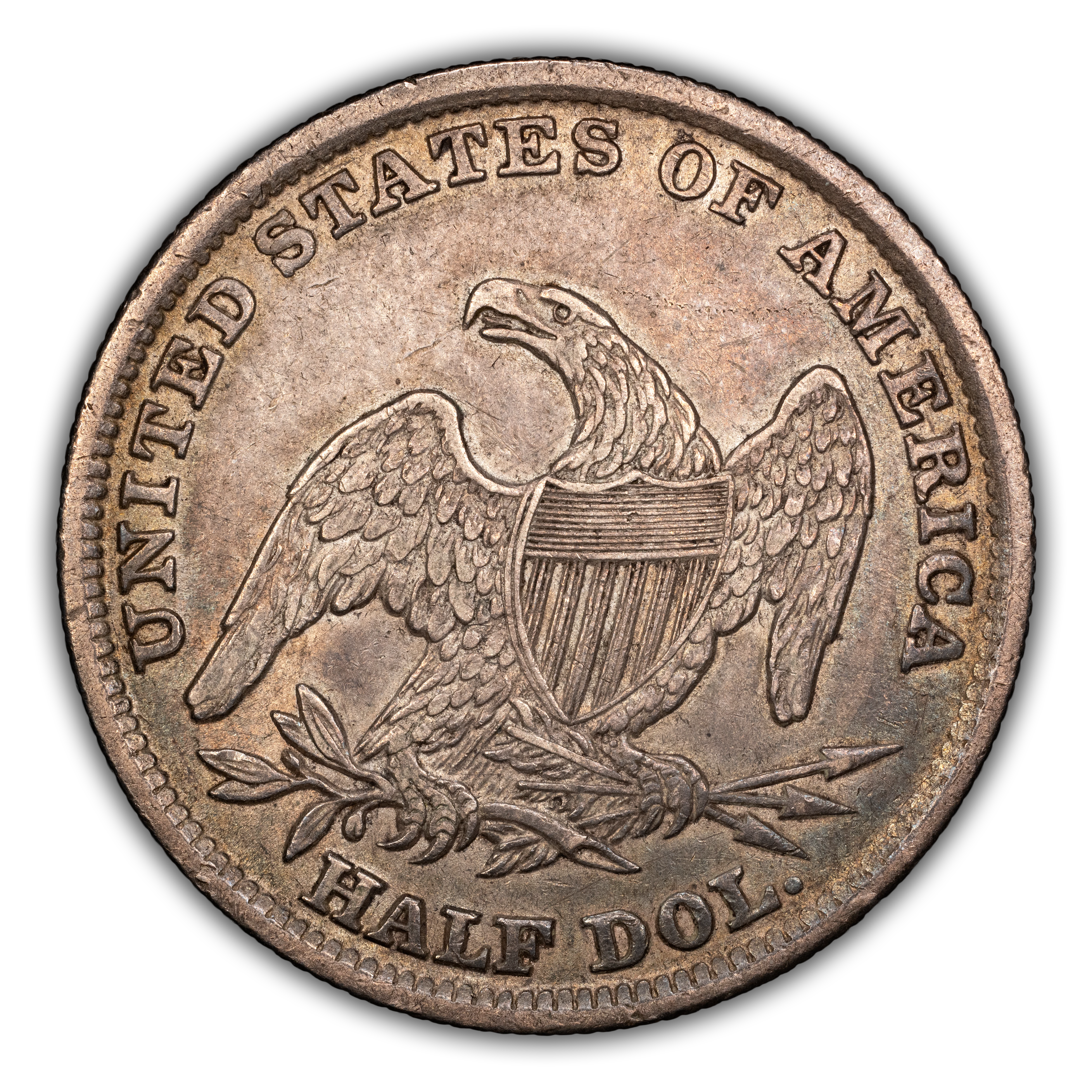 1838 50c Reeded Edge, GR-15 MS thumbnail 3
