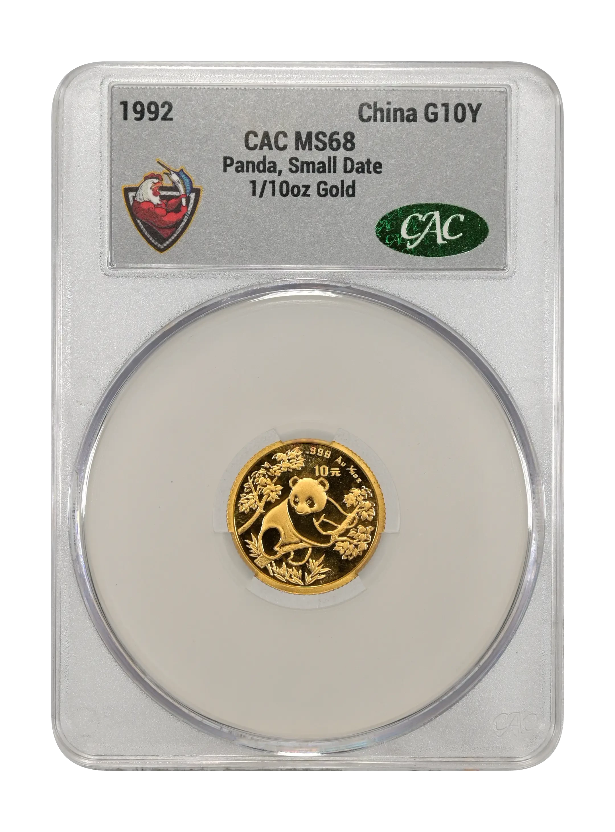 China 1983 Gold Panda 1/10oz, 10 Yuan Coin Values & Prices | Greysheet