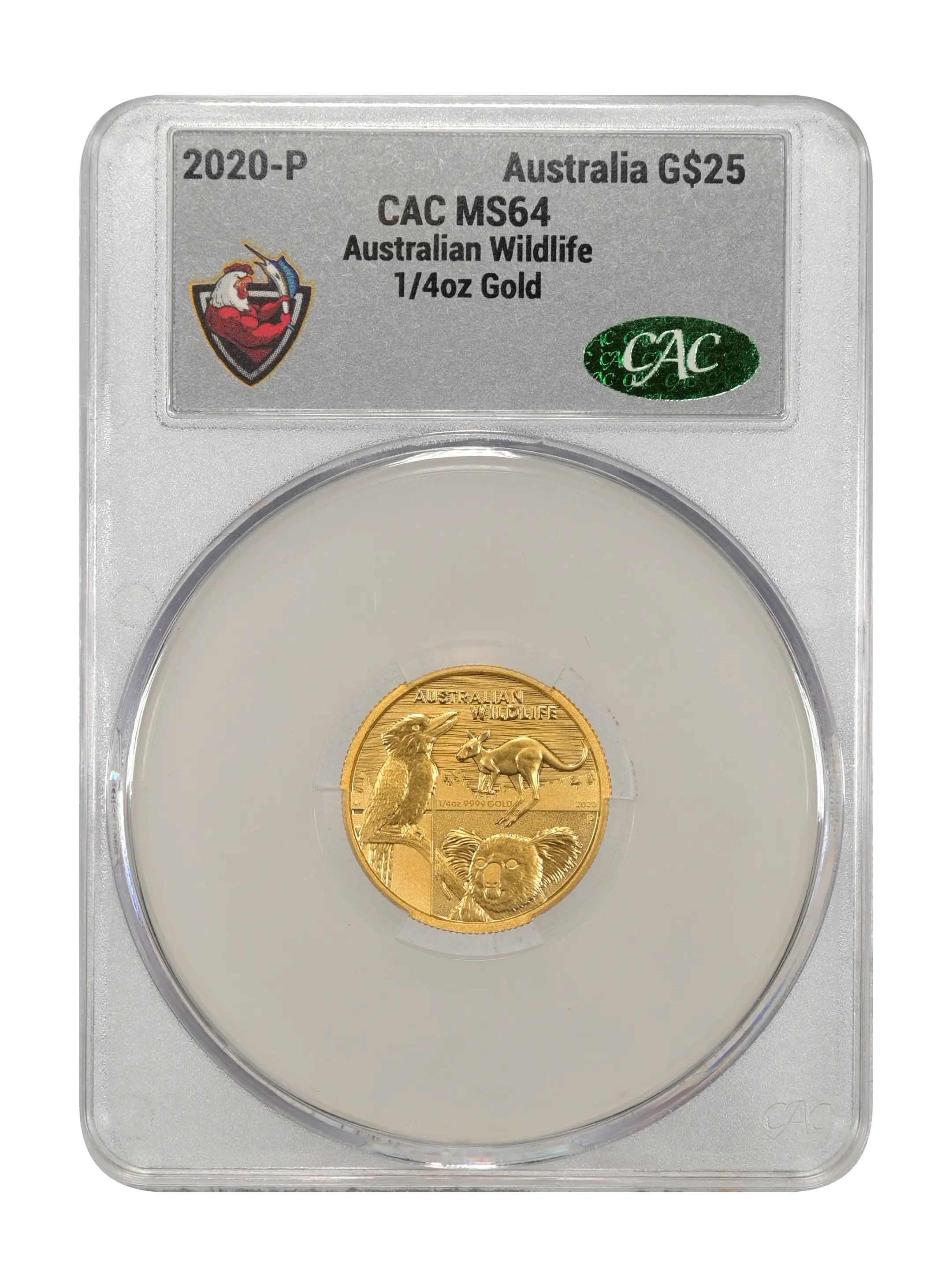 2020-P G$25 1/4oz Gold, Australian Wildlife MS