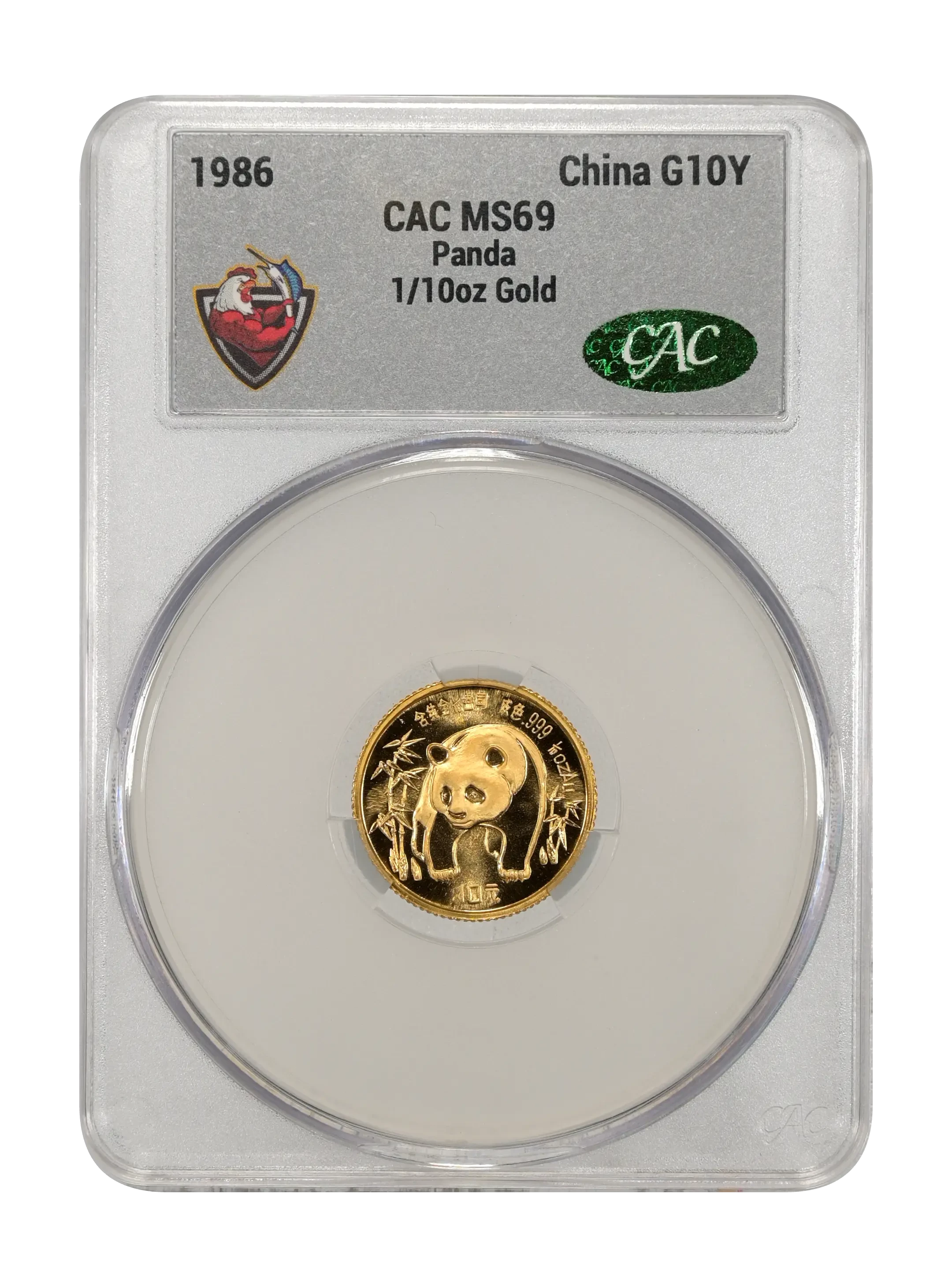 China 1984 Gold Panda 1/10oz, 10 Yuan Coin Values & Prices | Greysheet