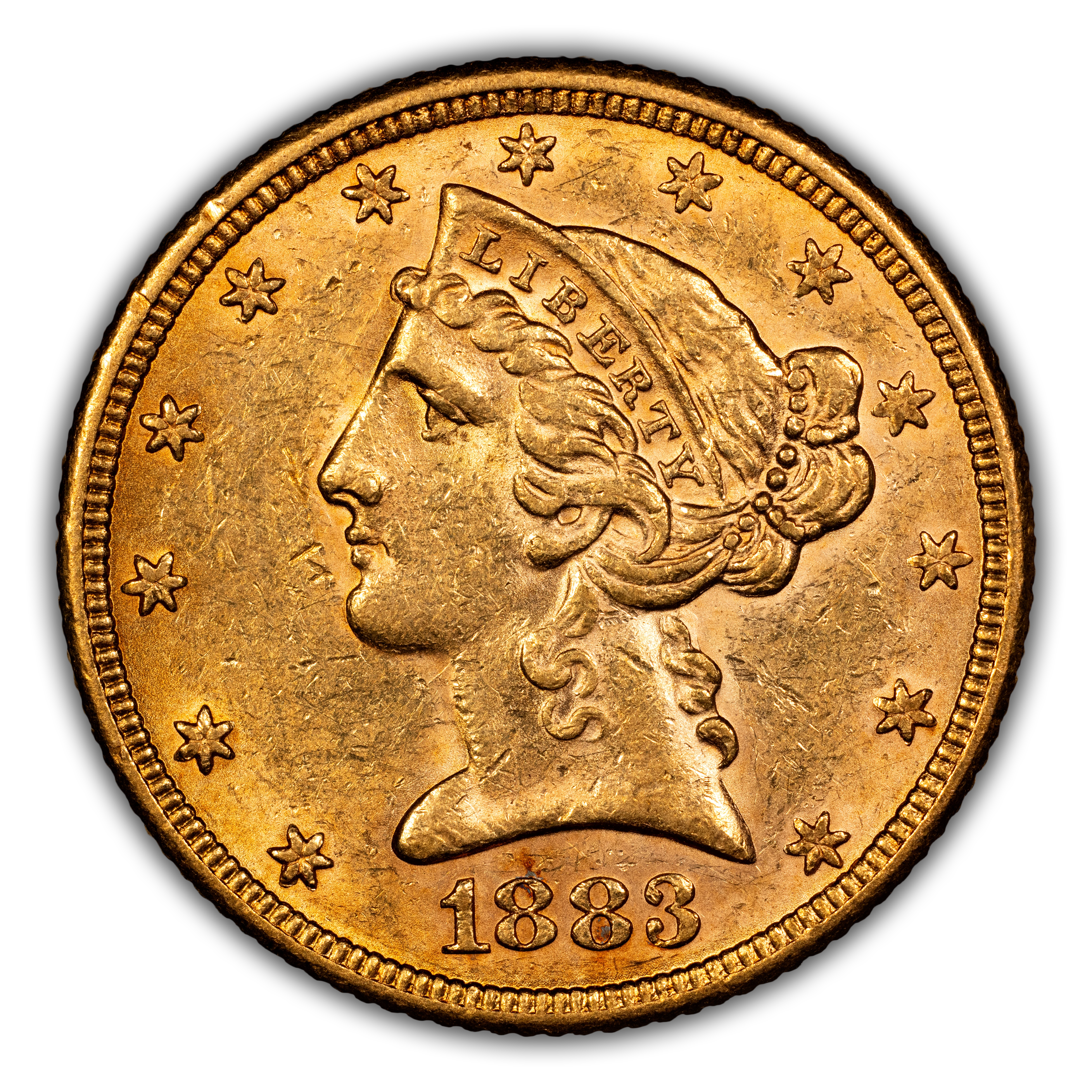 1883 $5 MS