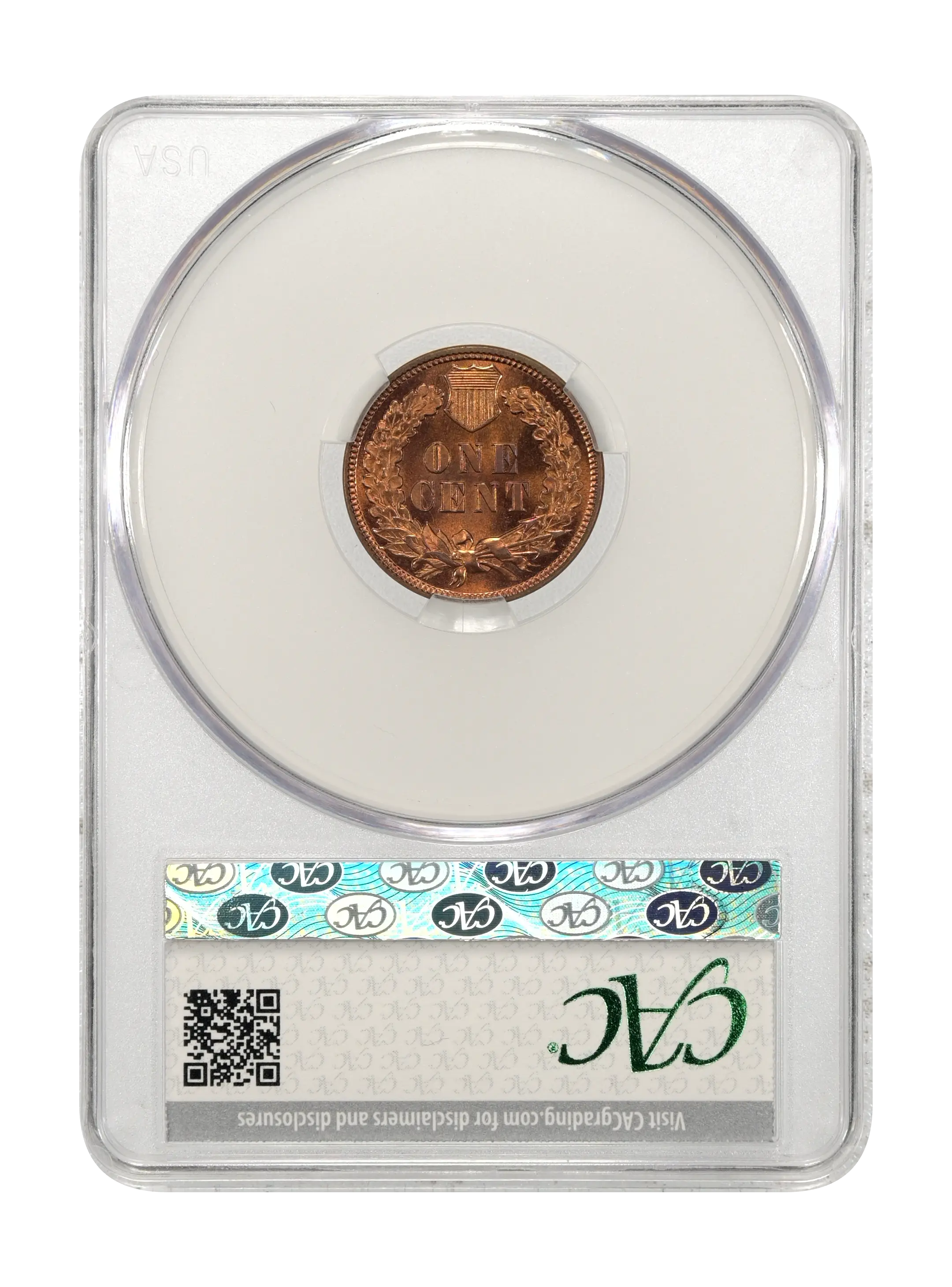 1889 1c PR RD PR61 RD CAC thumbnail 23