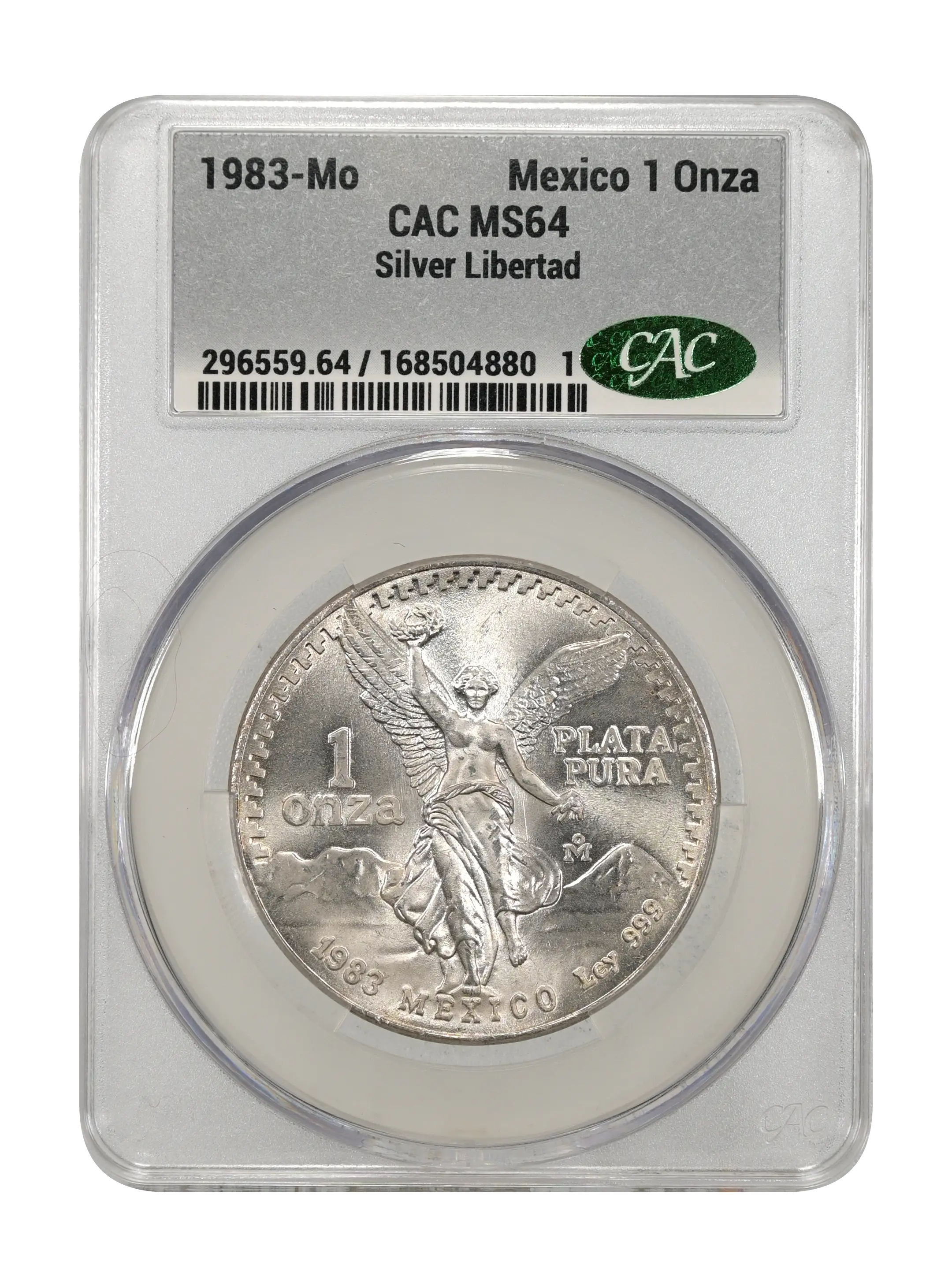 1983-Mo 1 Onza Libertad, Silver MS (KM-494.1) thumbnail 19