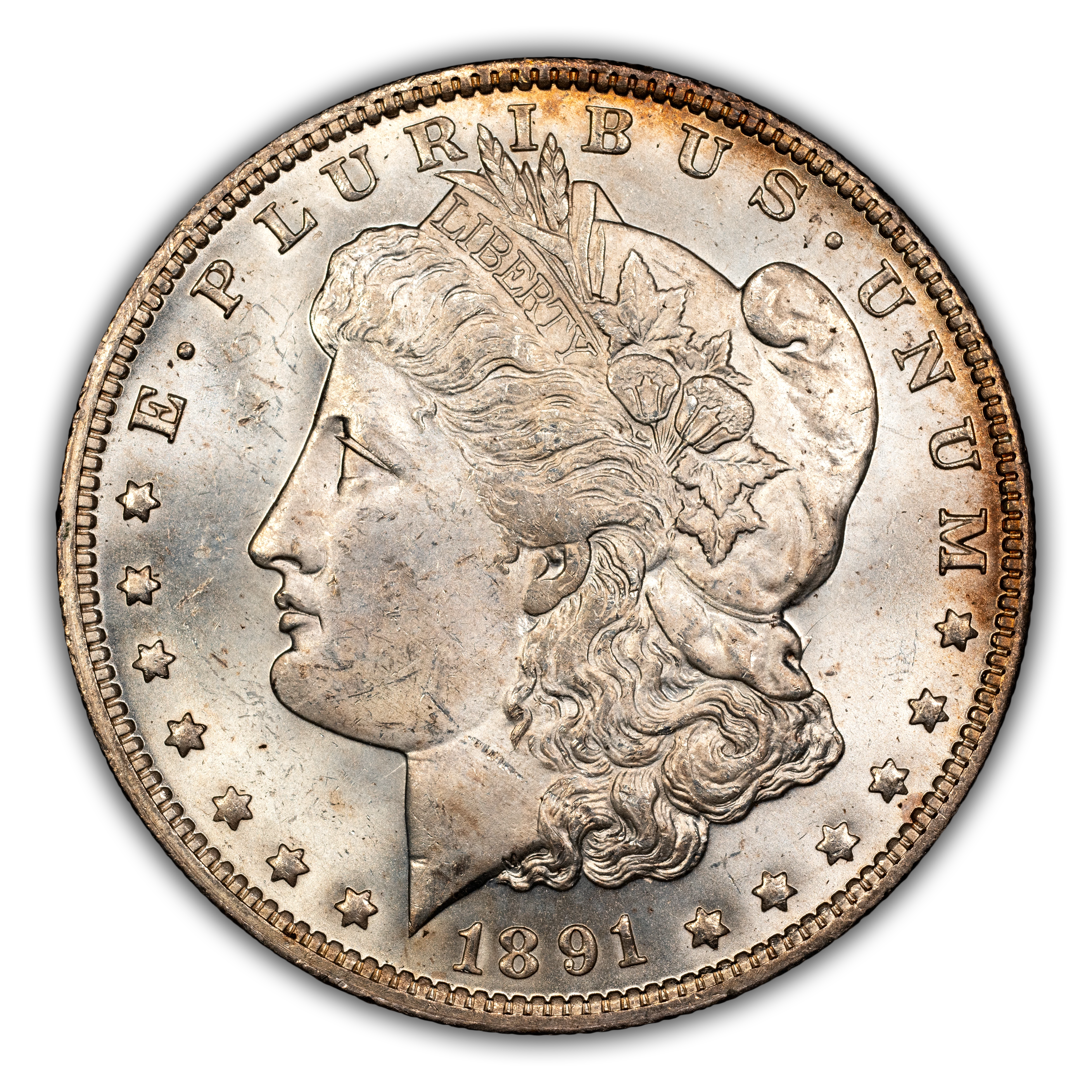 1891-O $1  Clashed Dies, VAM-14A MS thumbnail 5