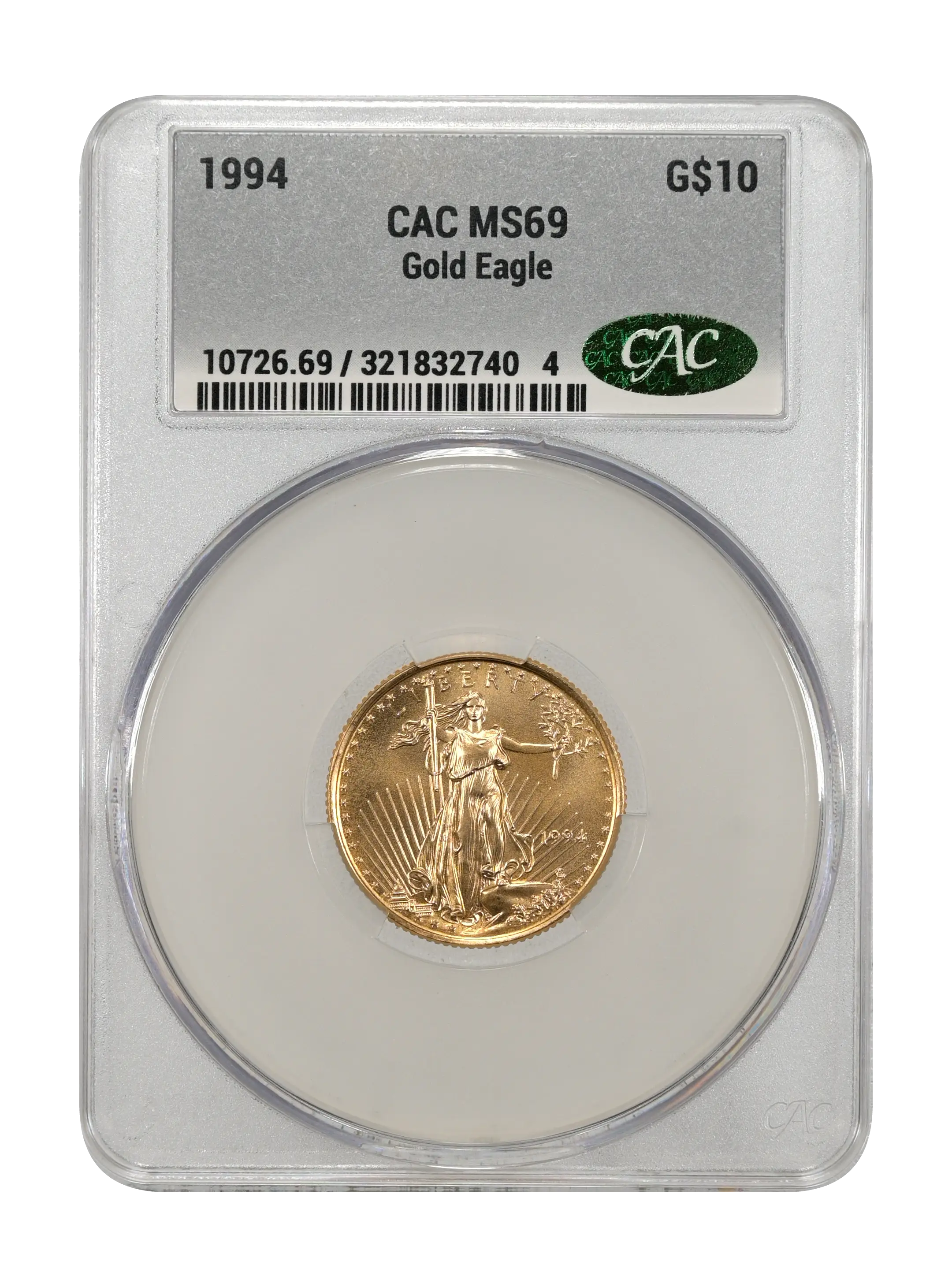 1994 $10  Gold Eagle MS thumbnail 19