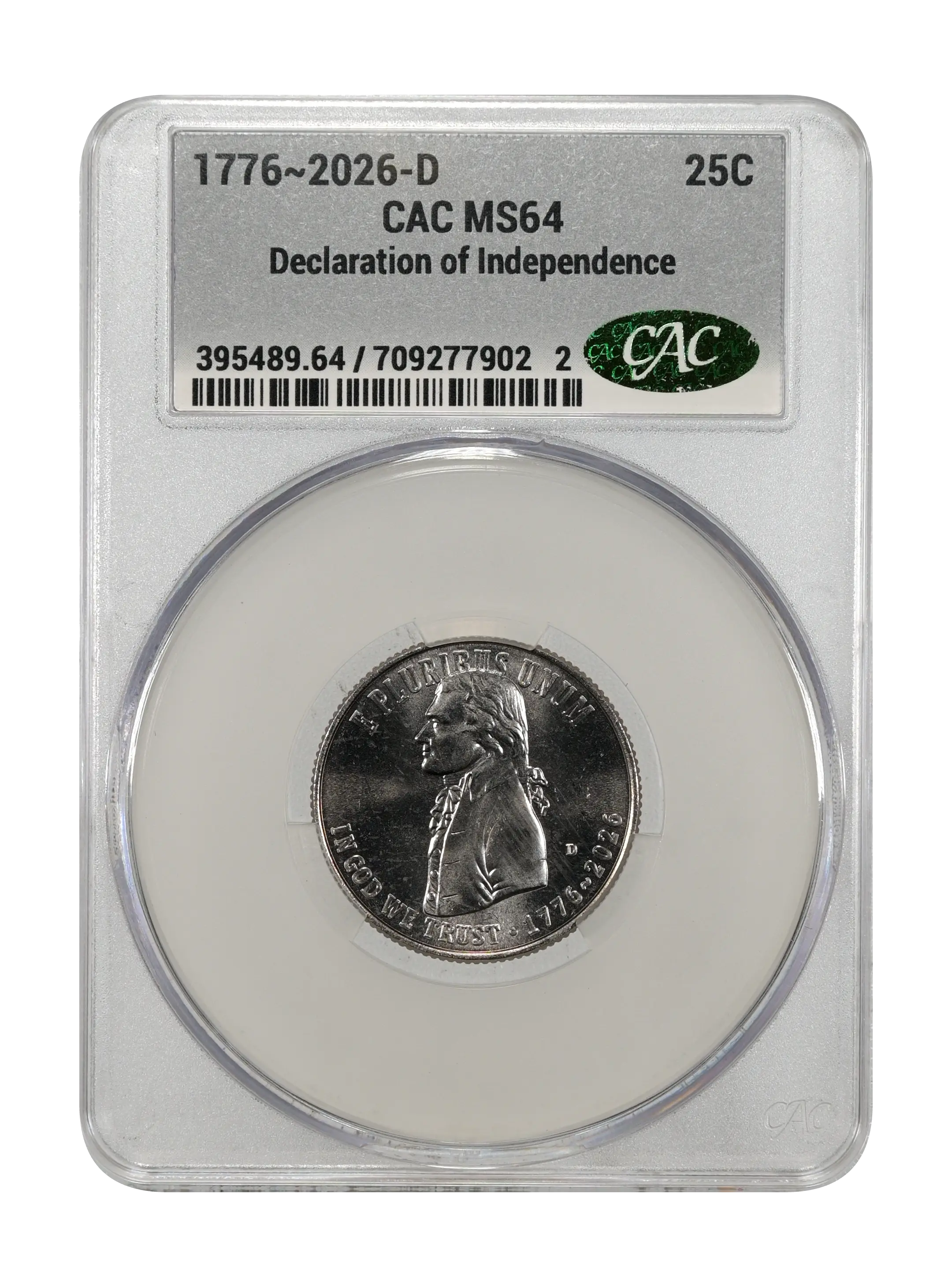 1776~2026-D 25c Declaration of Independence MS thumbnail 20