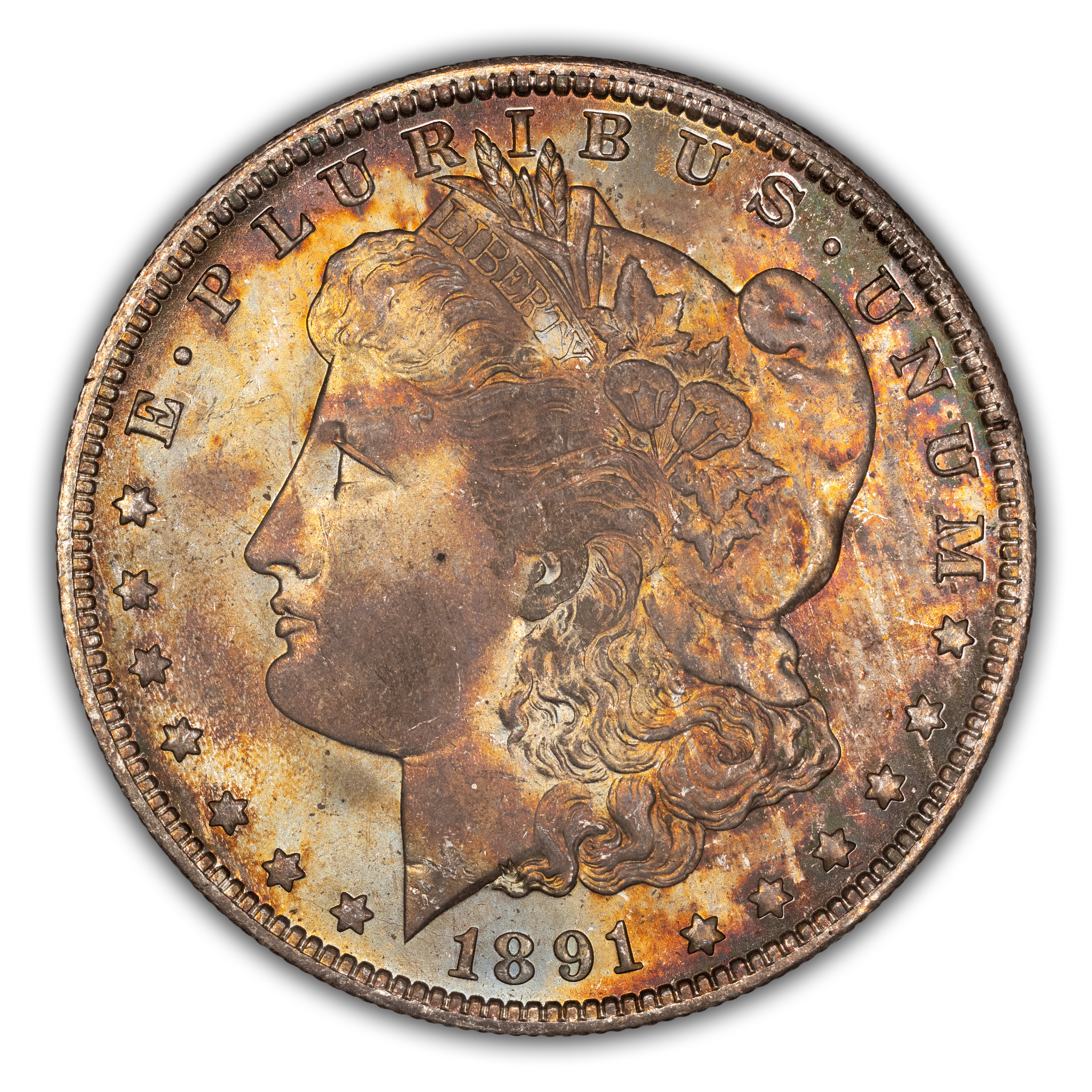 1891-O $1  Clashed Dies, VAM-14A MS thumbnail 6