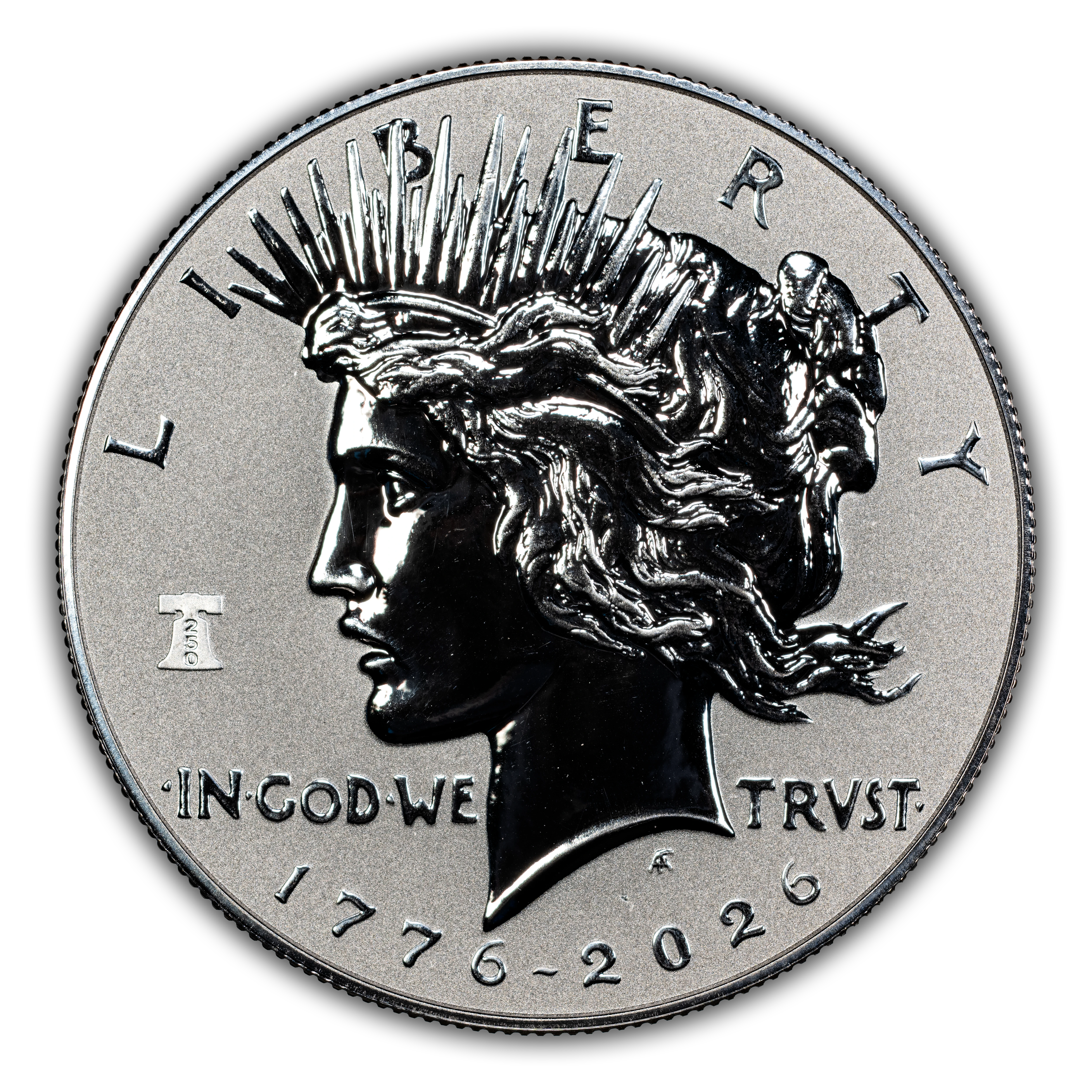 1776~2026-P S$1  Peace, Liberty Bell Privy, Reverse Proof PR thumbnail 4