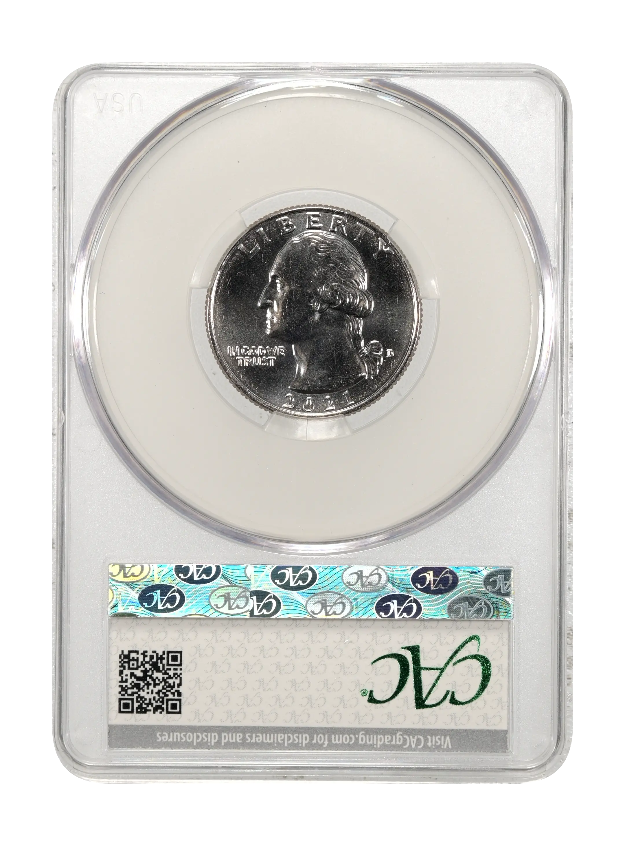 2021-D 25c Washington Crossing the Delaware, Clad MS thumbnail 5