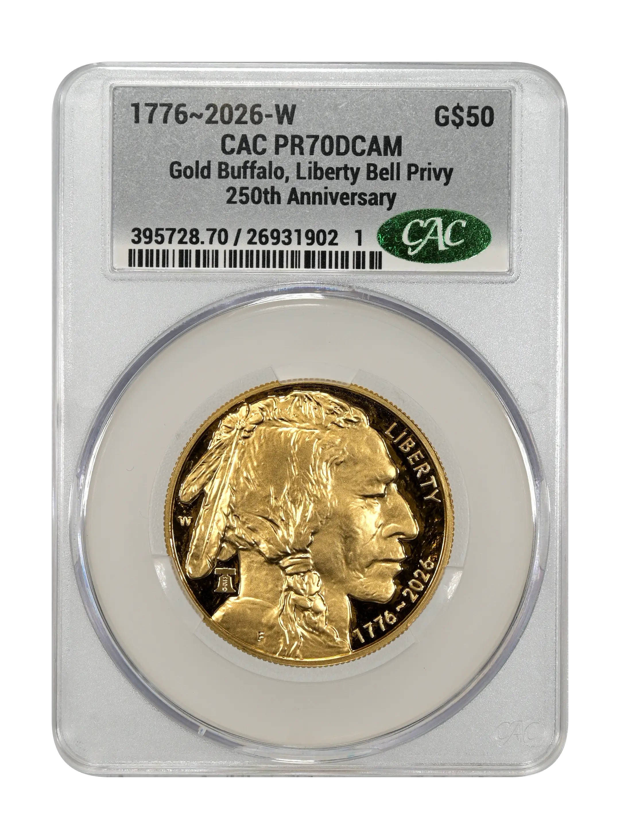 1776~2026-W G$50  Gold Buffalo PR DCAM thumbnail 14