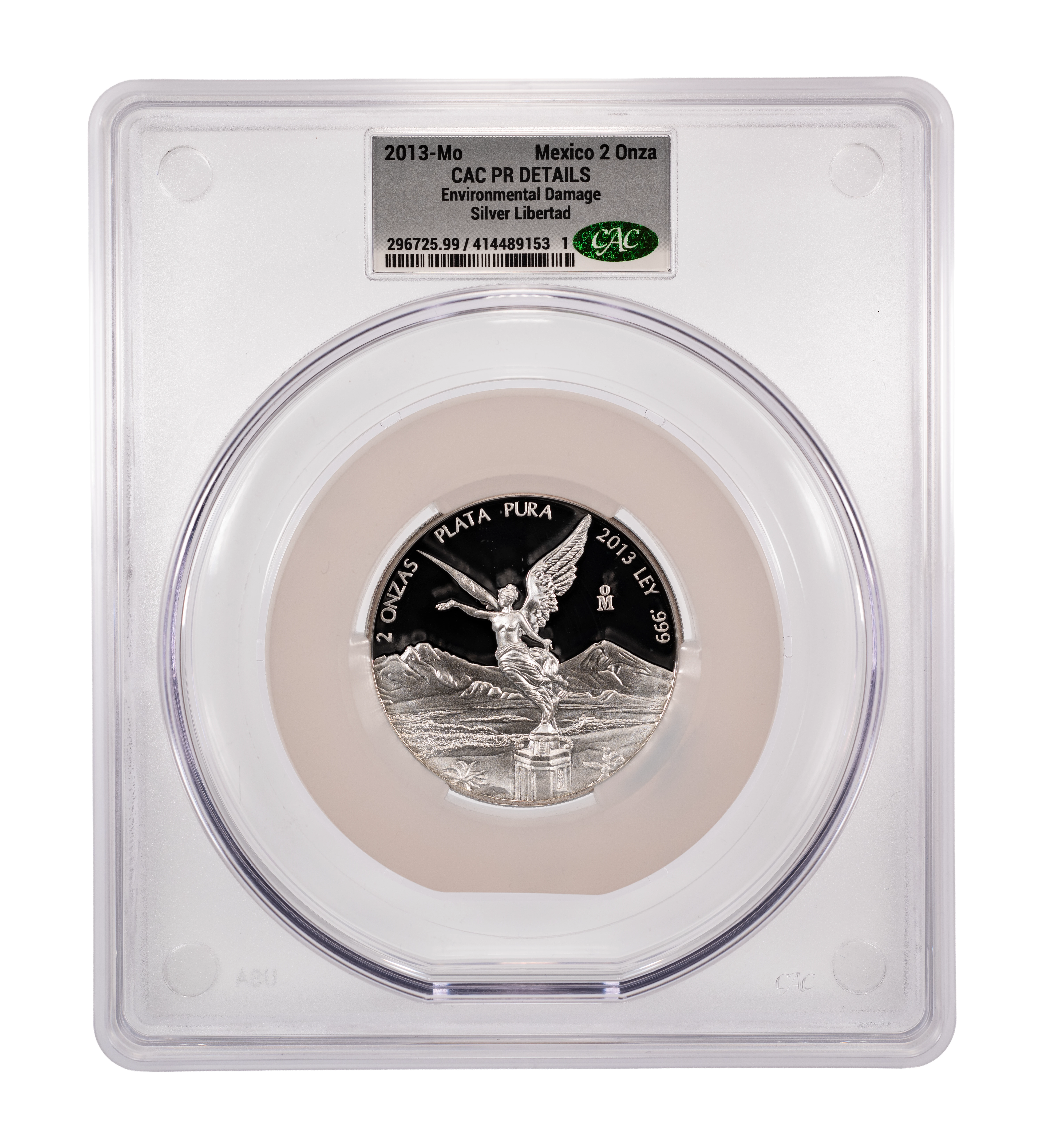 2013-Mo 2 Onza Libertad, Silver PR DCAM (KM-614) thumbnail 3