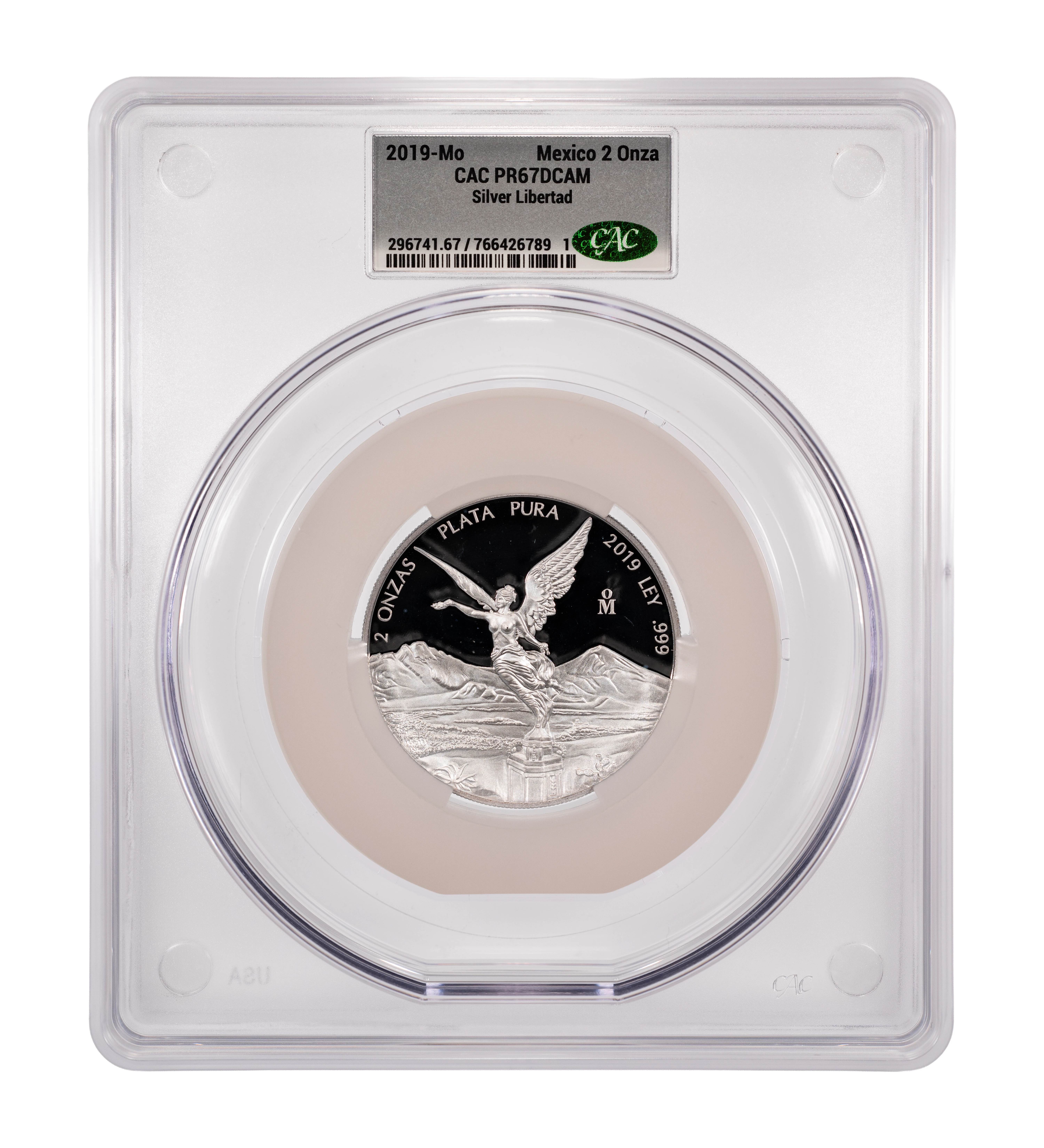 2019-Mo 2 Onza Libertad, Silver PR DCAM