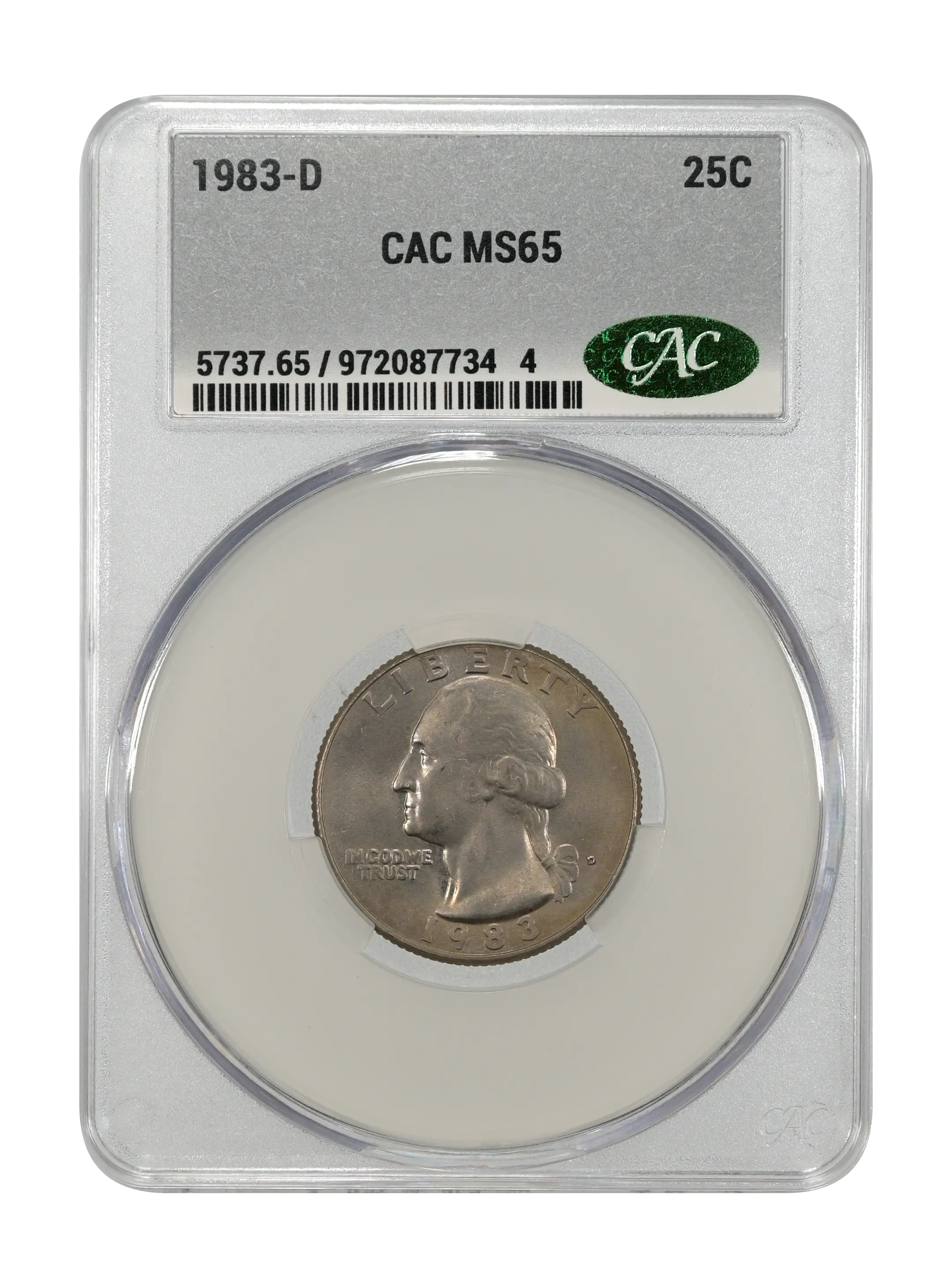 1983-D 25c MS thumbnail 13