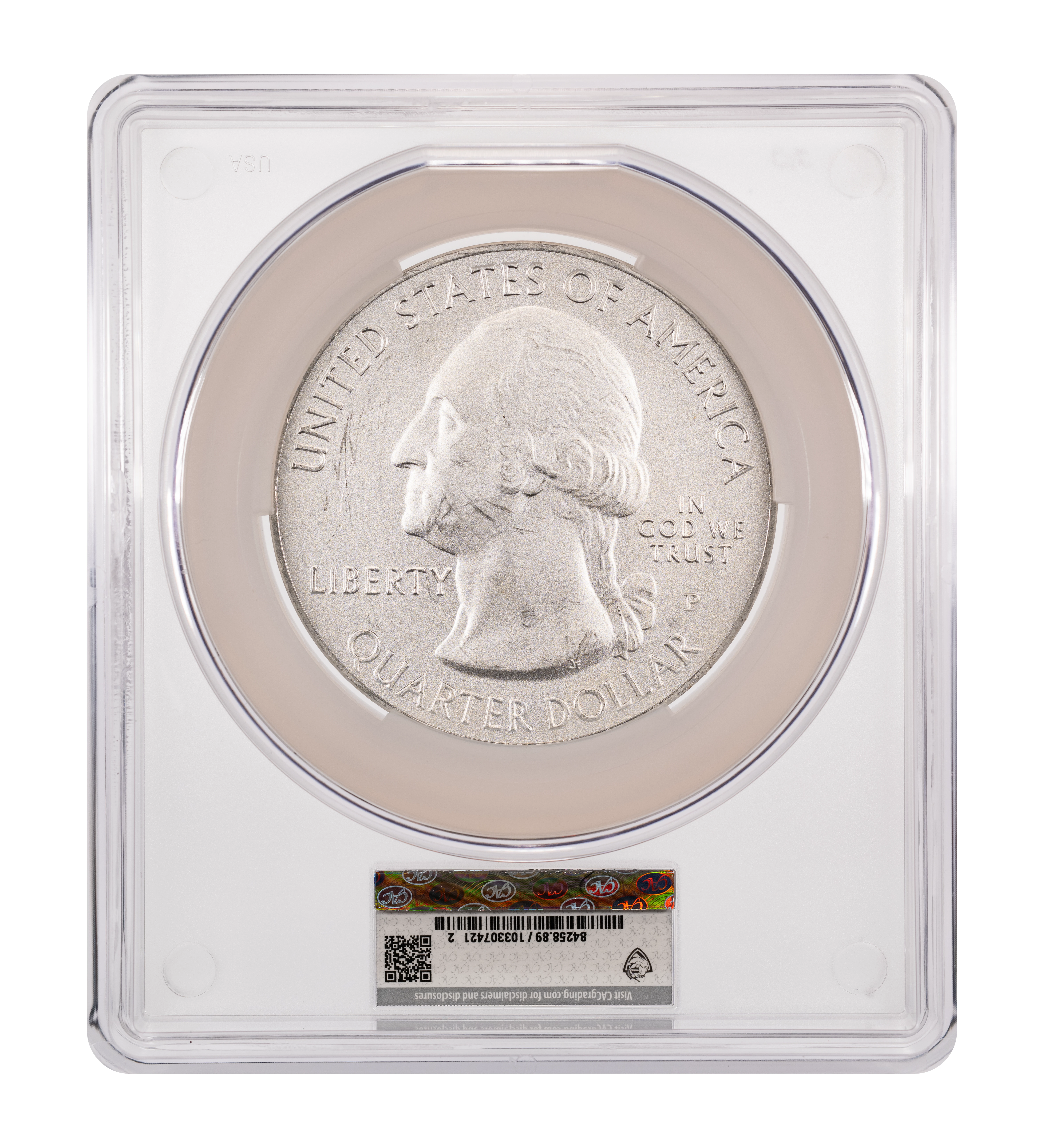 2019-P S25c Lowell, 5oz Silver, Satin Finish SP thumbnail 6