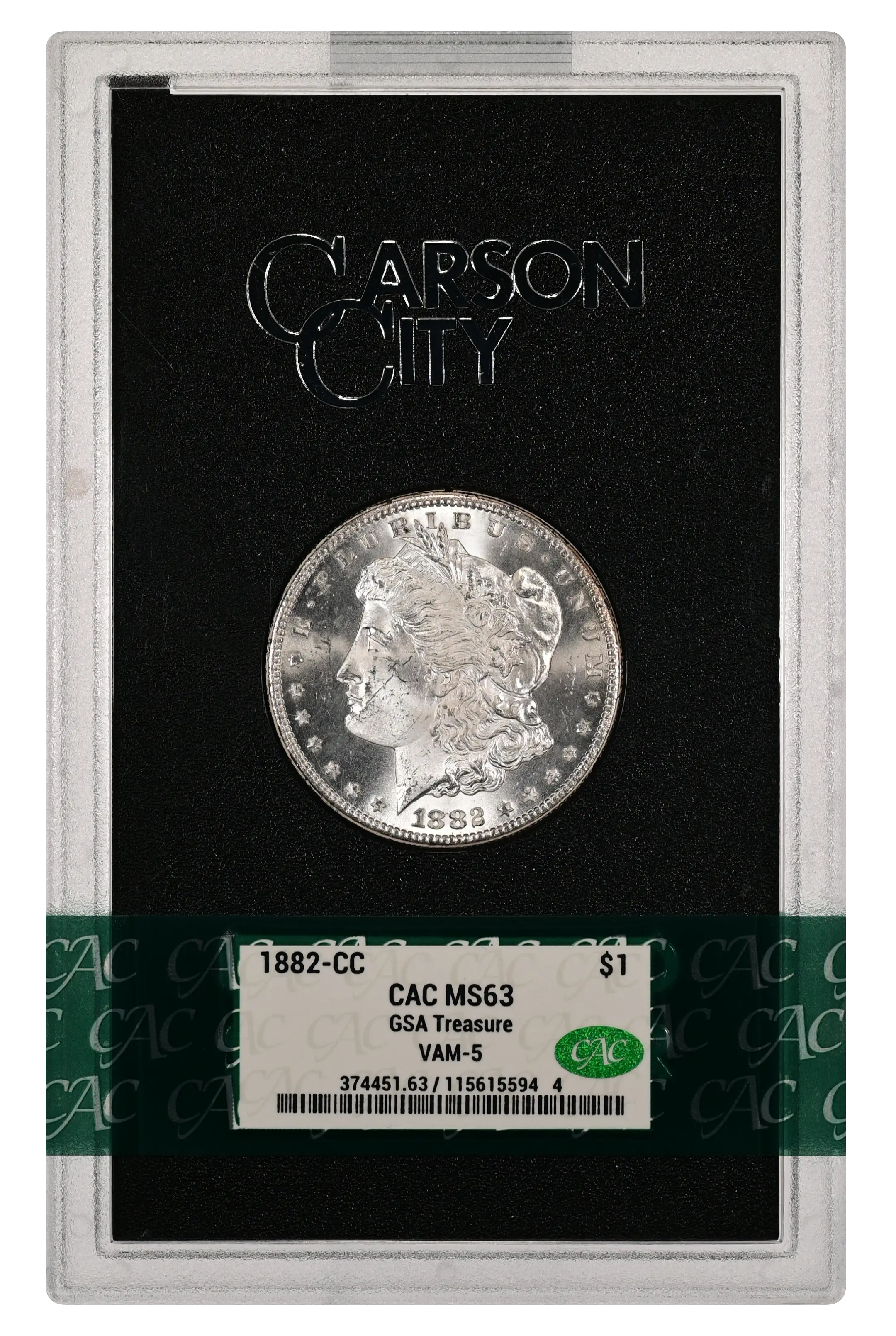 1882-CC $1  GSA Hoard, Doubled 882, VAM-5 MS thumbnail 8