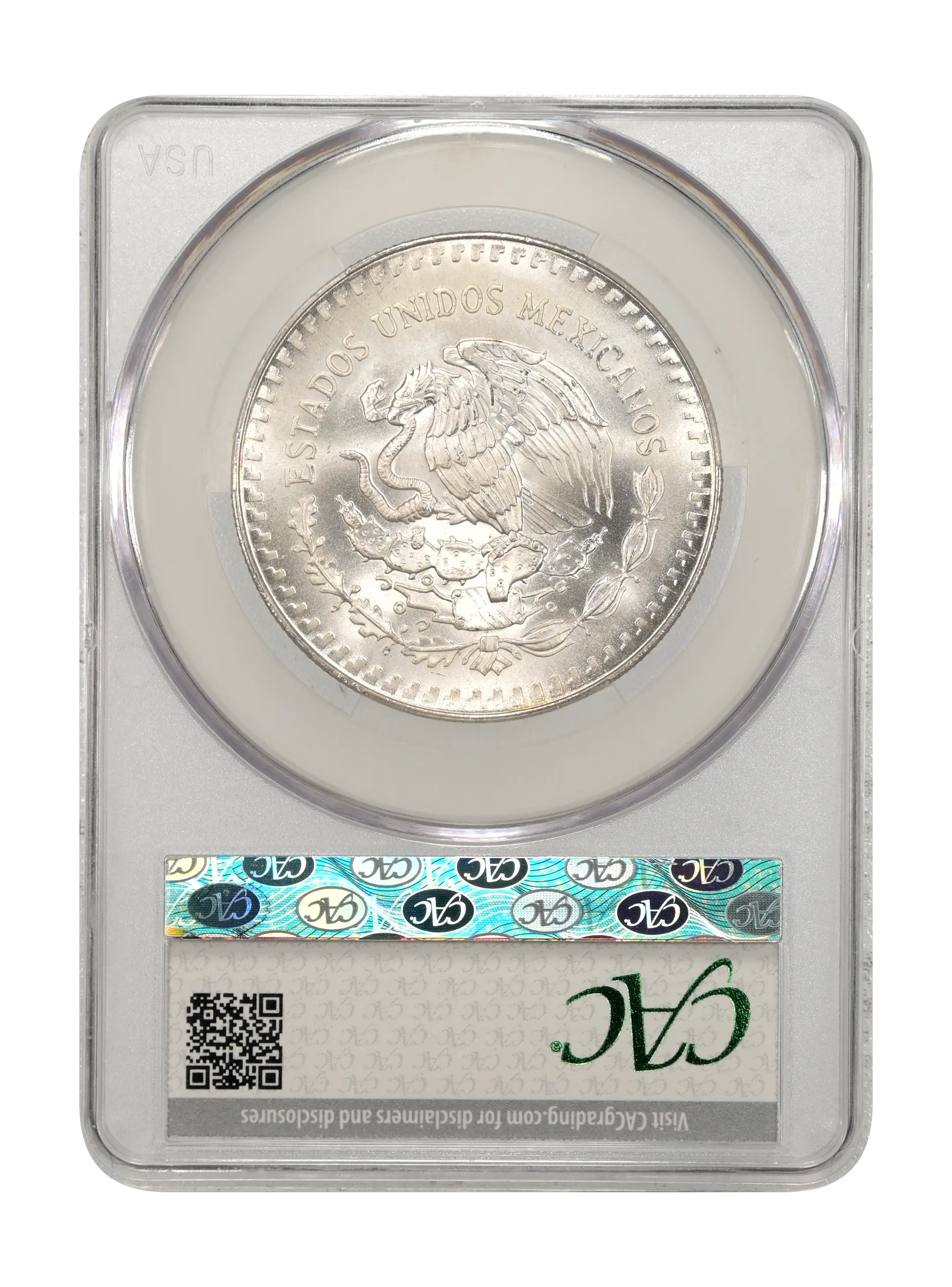 1990-Mo 1 Onza Libertad, Silver MS (KM-494.2) thumbnail 8