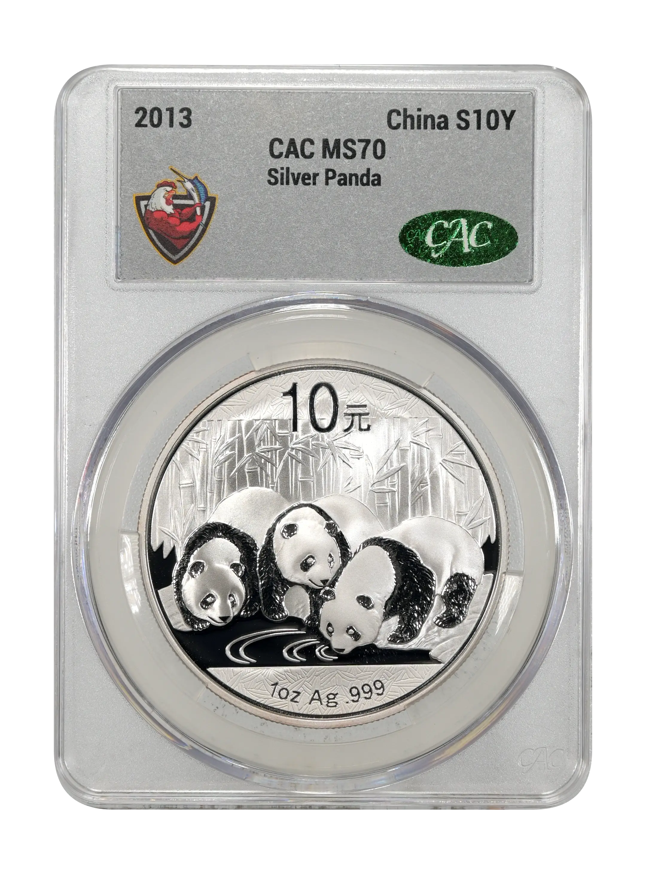 2013 S10Y 1oz Silver, Panda MS (PAN589A) thumbnail 4