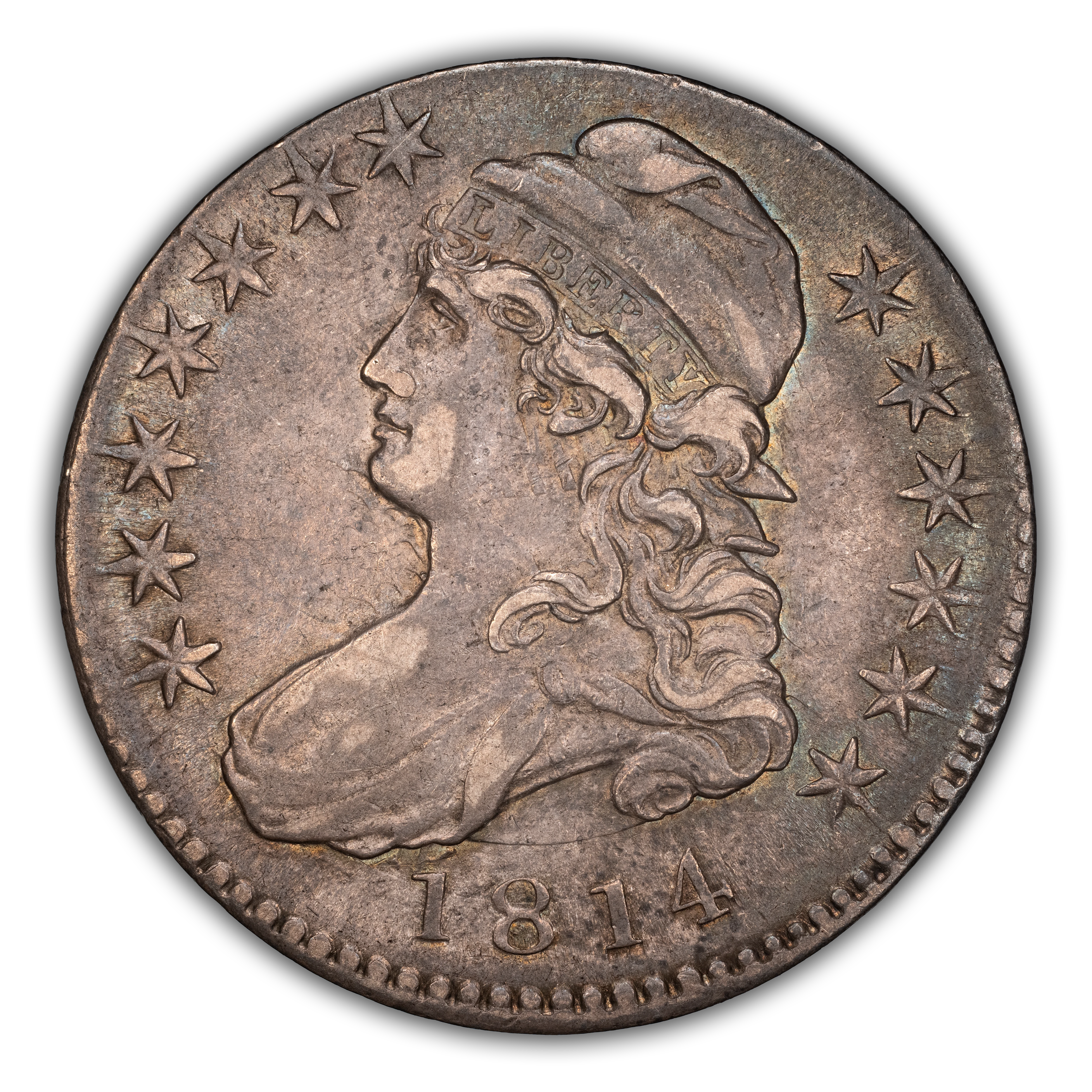 1814 50c O-106 MS