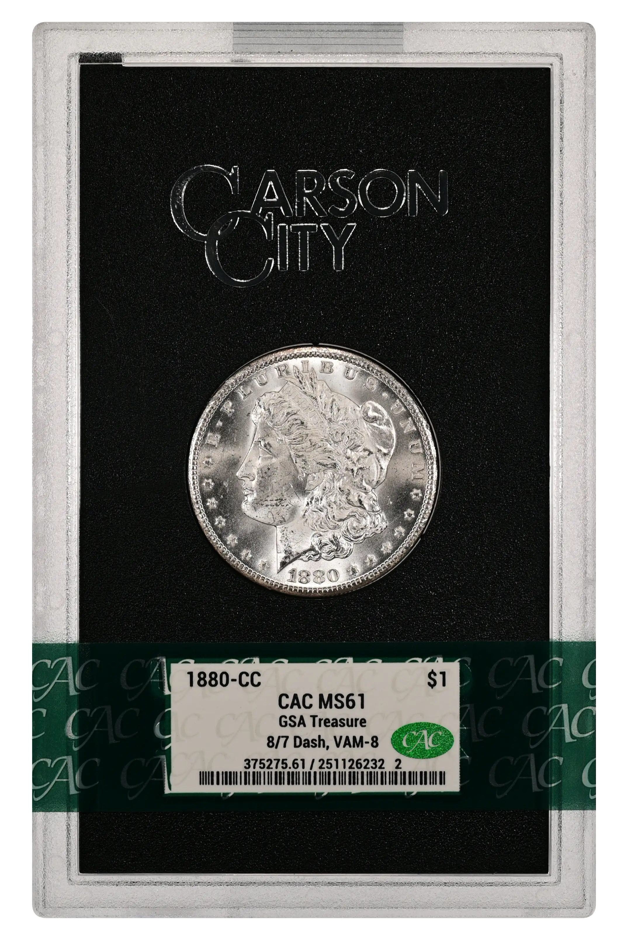 1880-CC $1  GSA Hoard, 8/7, VAM-8 MS thumbnail 19