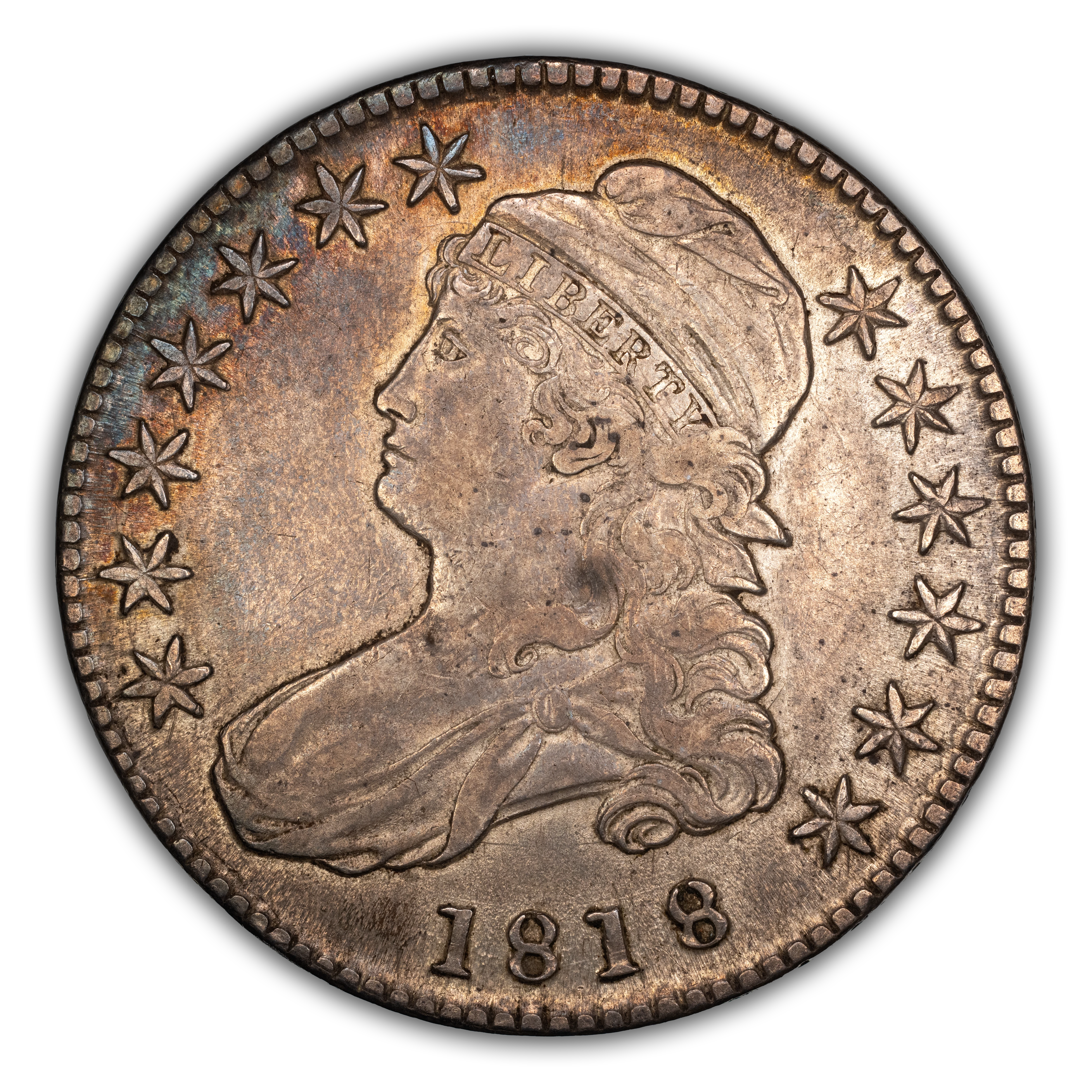 1818 50c O-108 MS