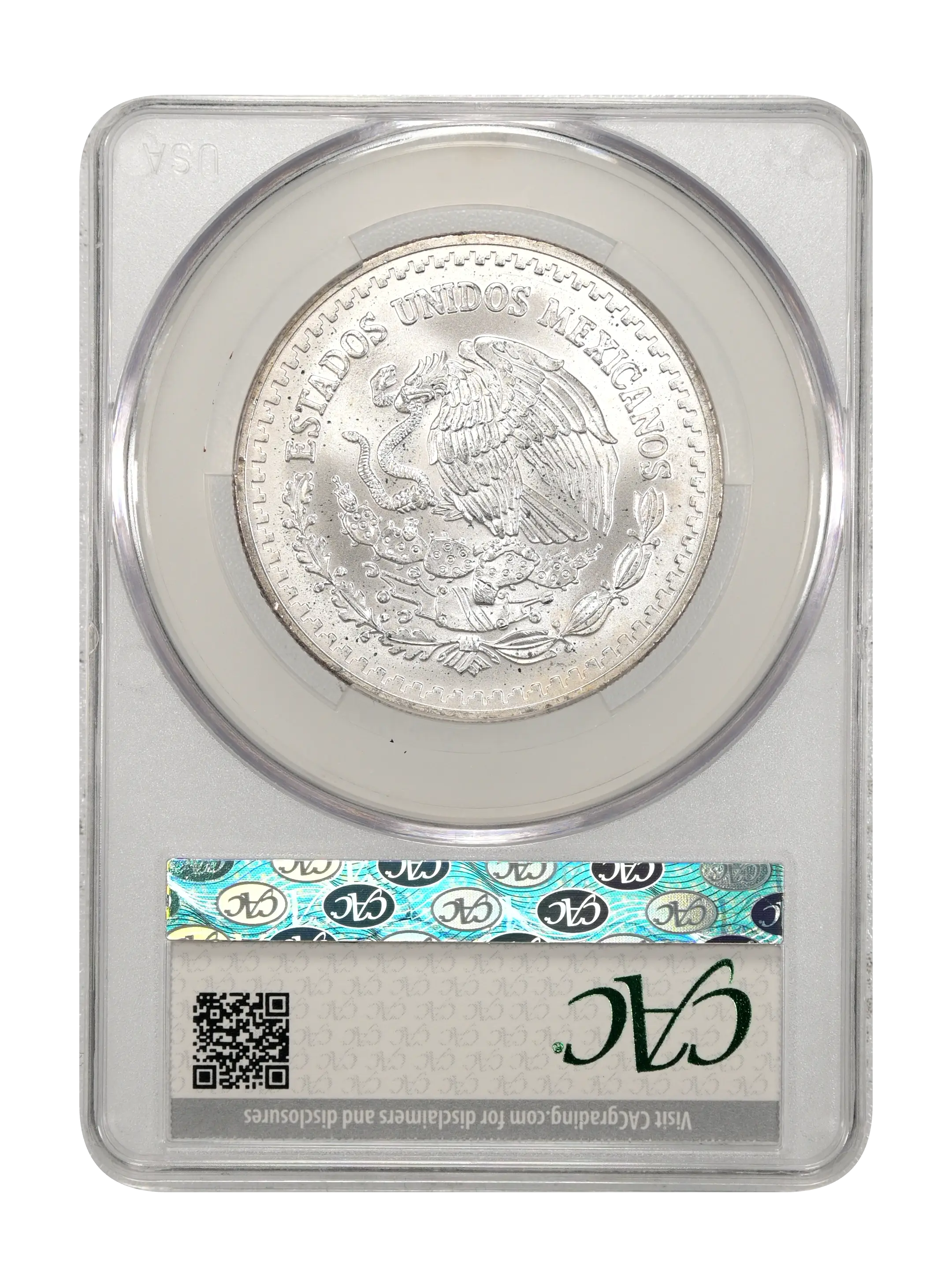 1994-Mo 1 Onza Libertad, Silver MS (KM-494.3) MS65 thumbnail 23