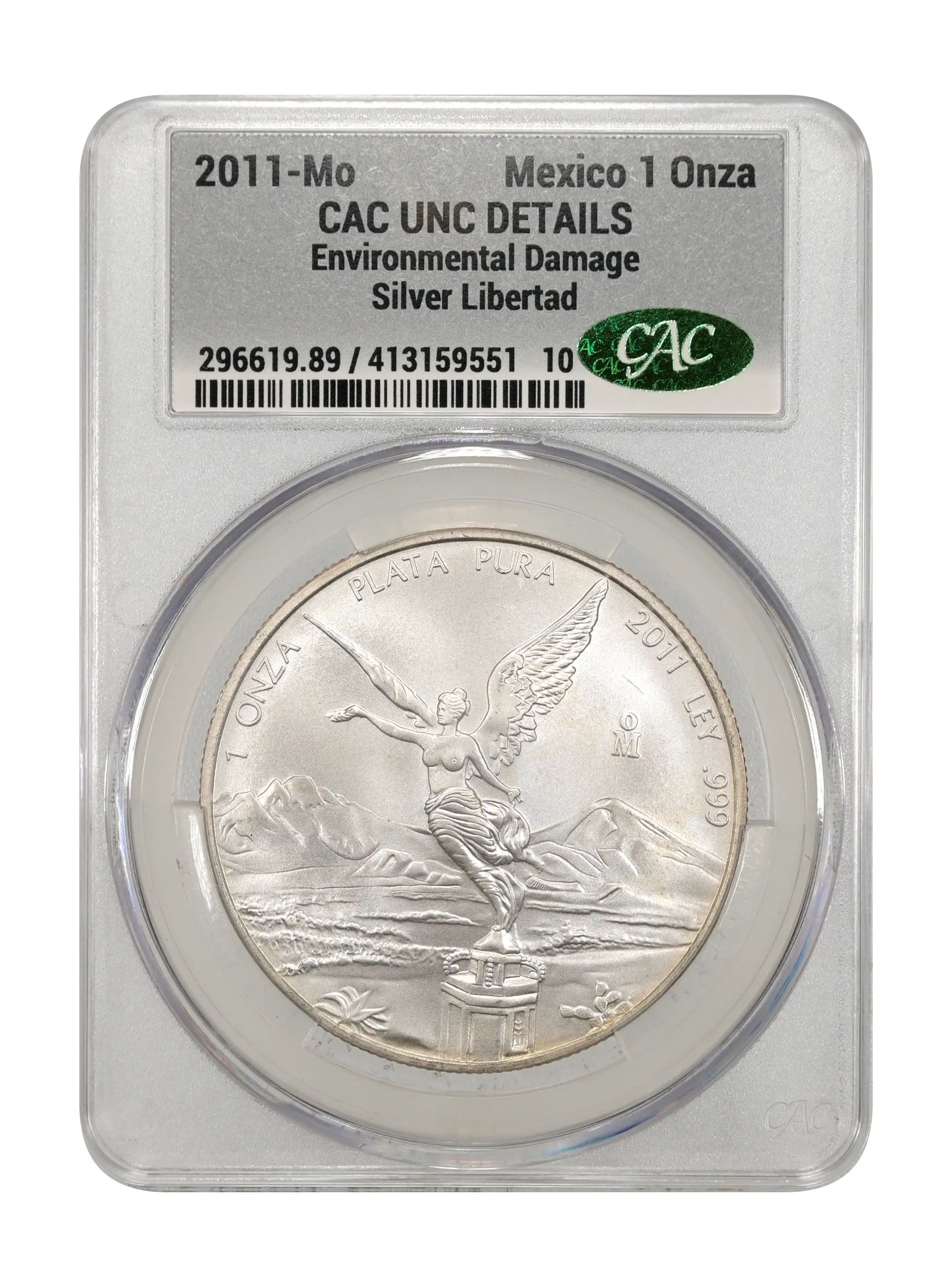 2011-Mo 1 Onza Libertad, Silver MS (KM-639) thumbnail 2