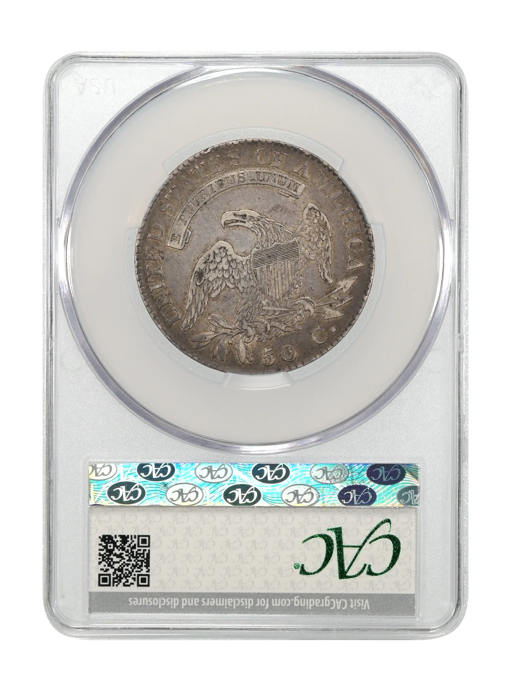 1819/8 50c Large 9, Flat Top 1s, O-104 MS thumbnail 17