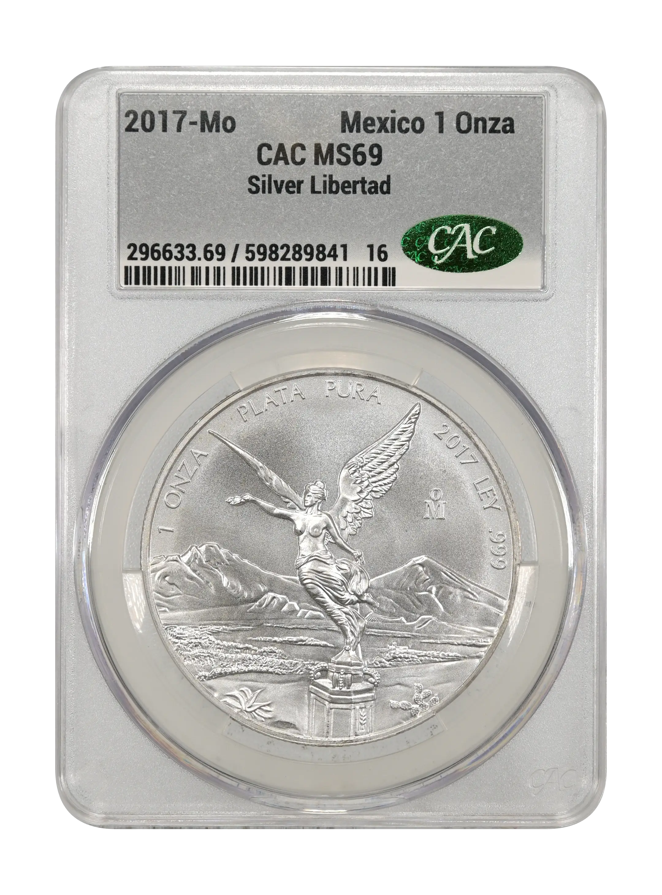 2017-Mo 1 Onza Libertad, Silver MS (KM-639) thumbnail 2