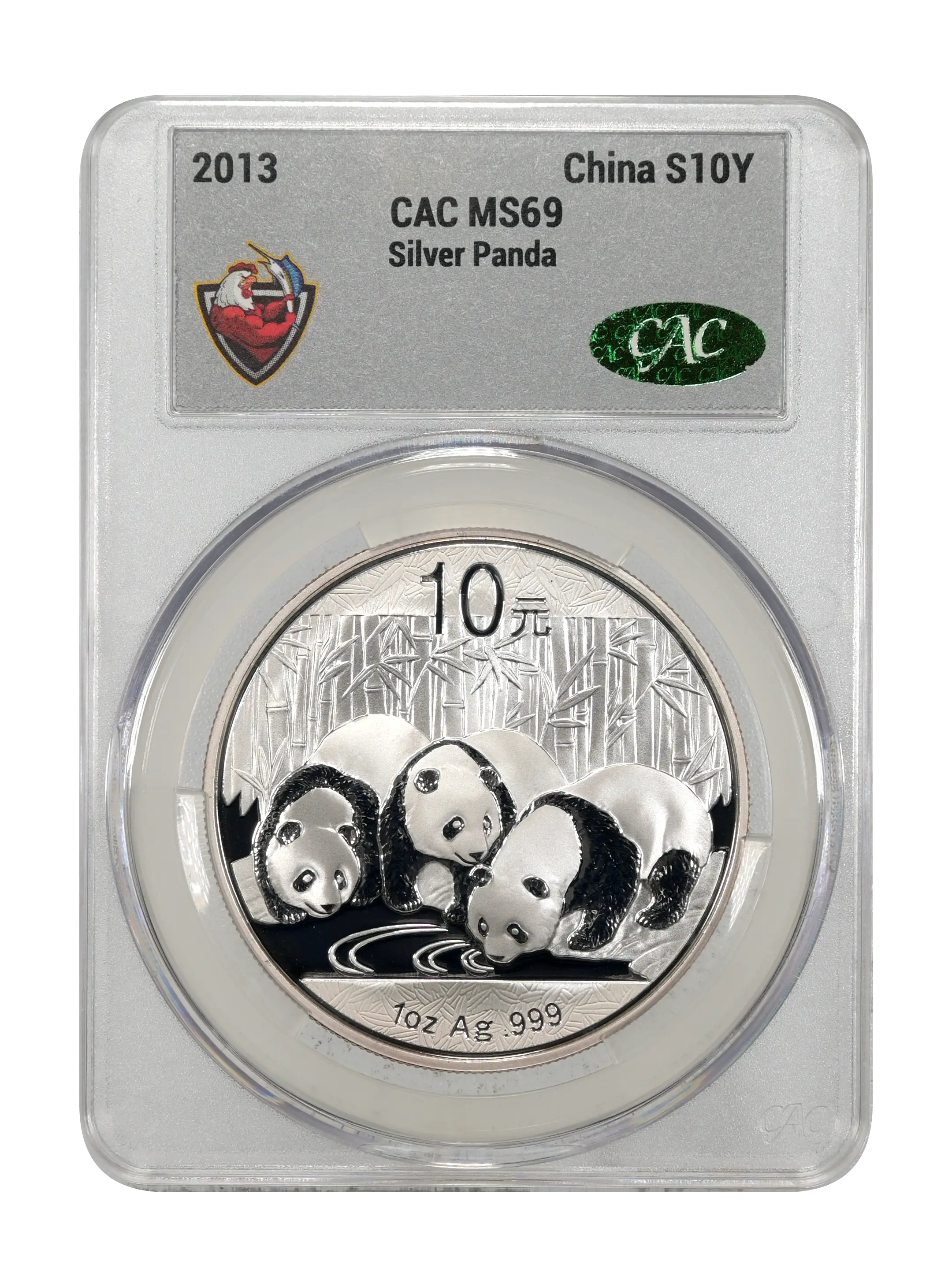 2013 S10Y 1oz Silver, Panda MS (PAN589A) thumbnail 5
