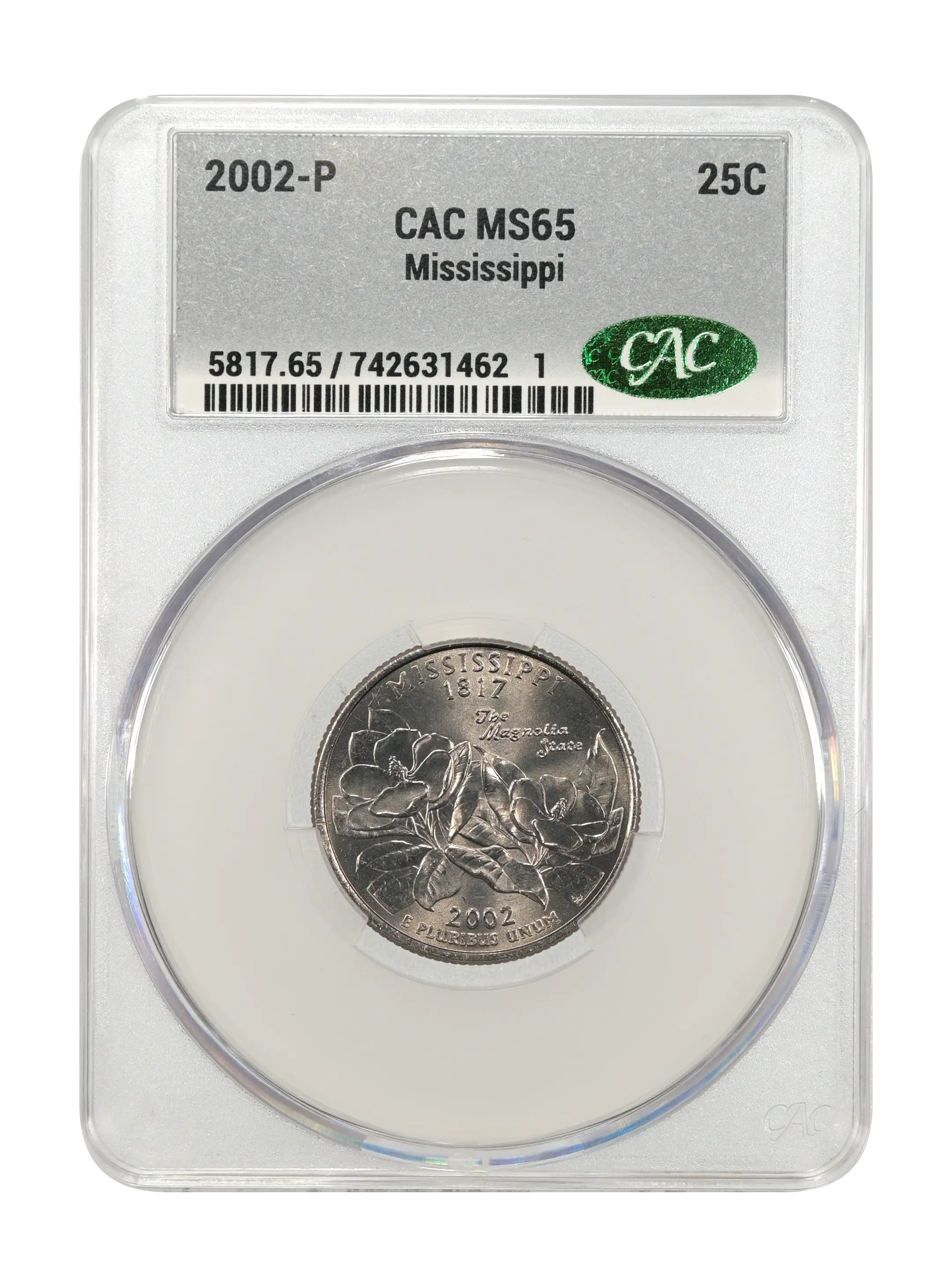 2002-P 25c Mississippi MS thumbnail 2