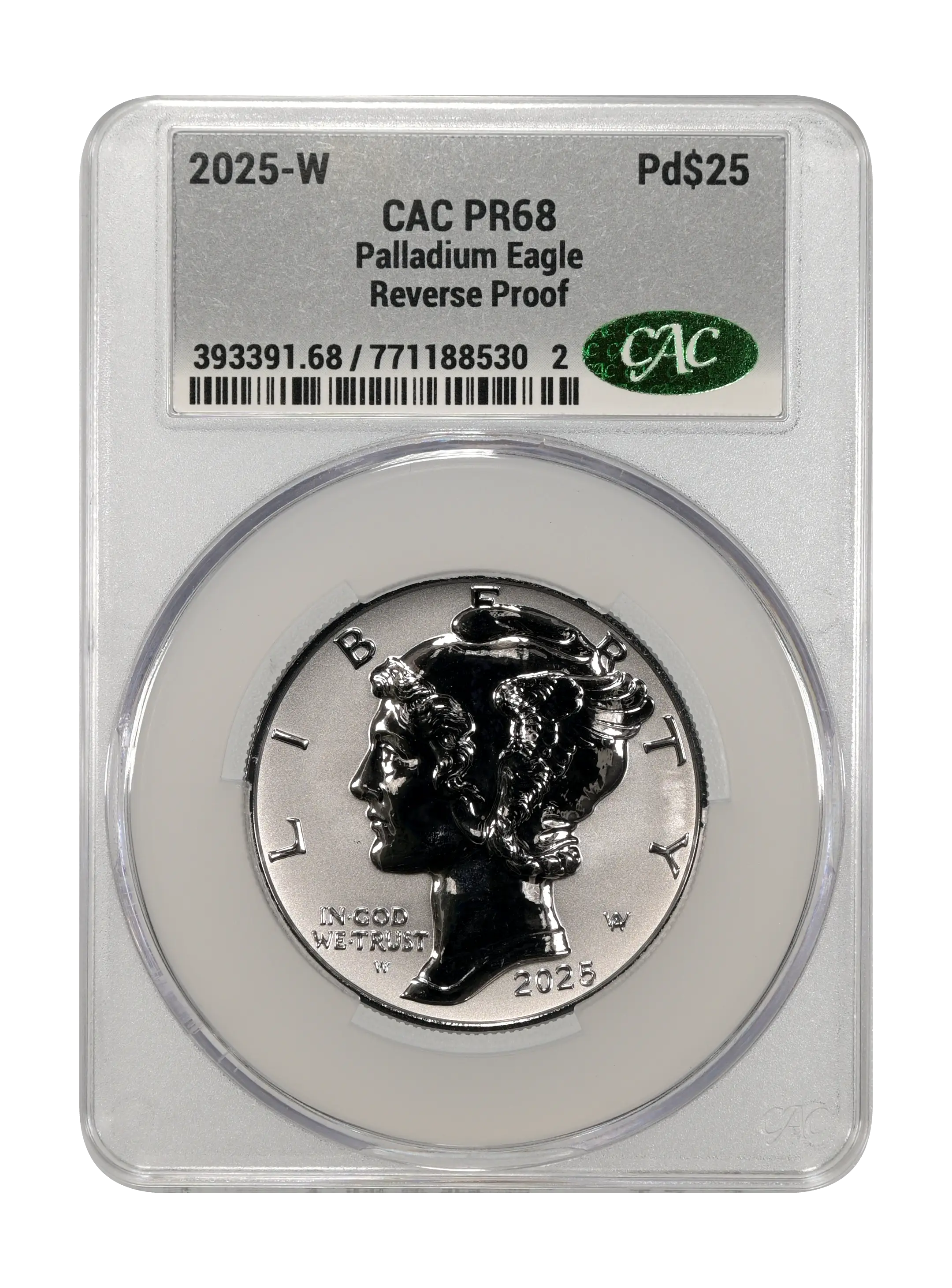 2025-W $25  Palladium Eagle, Reverse Proof PR thumbnail 3