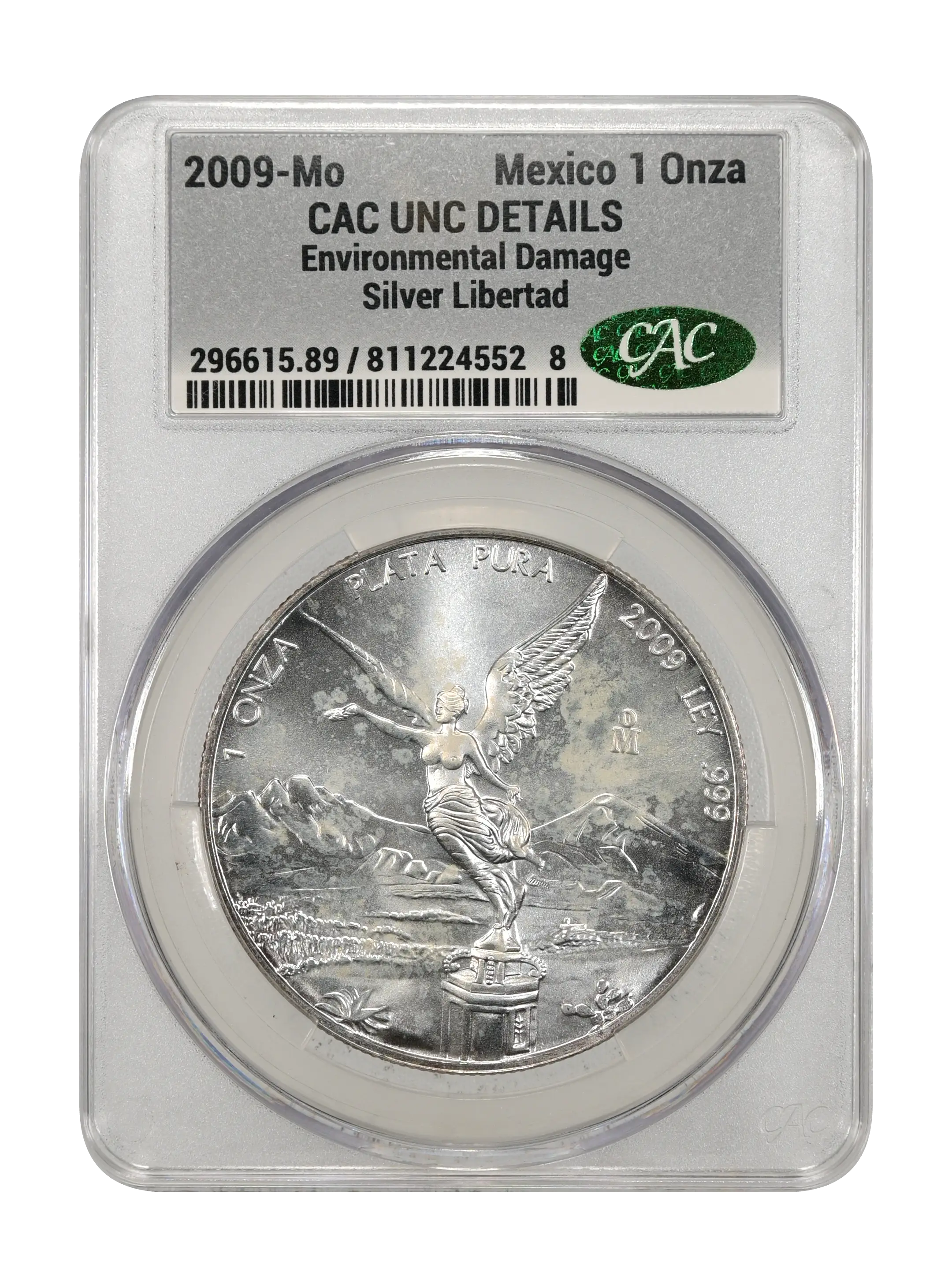 2009-Mo 1 Onza Libertad, Silver MS (KM-639) thumbnail 2