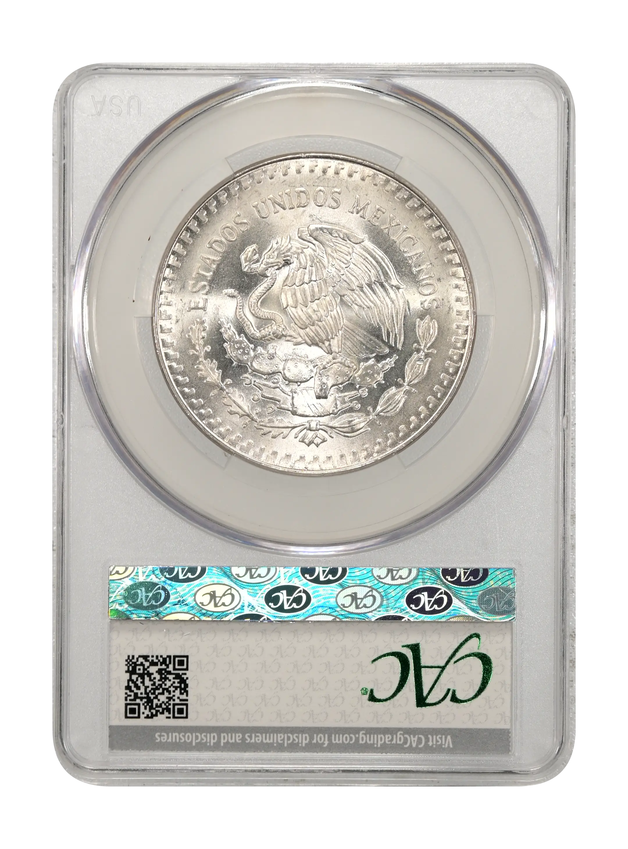 1989-Mo 1 Onza Libertad, Silver, Without Dot MS (KM-494.1) thumbnail 15