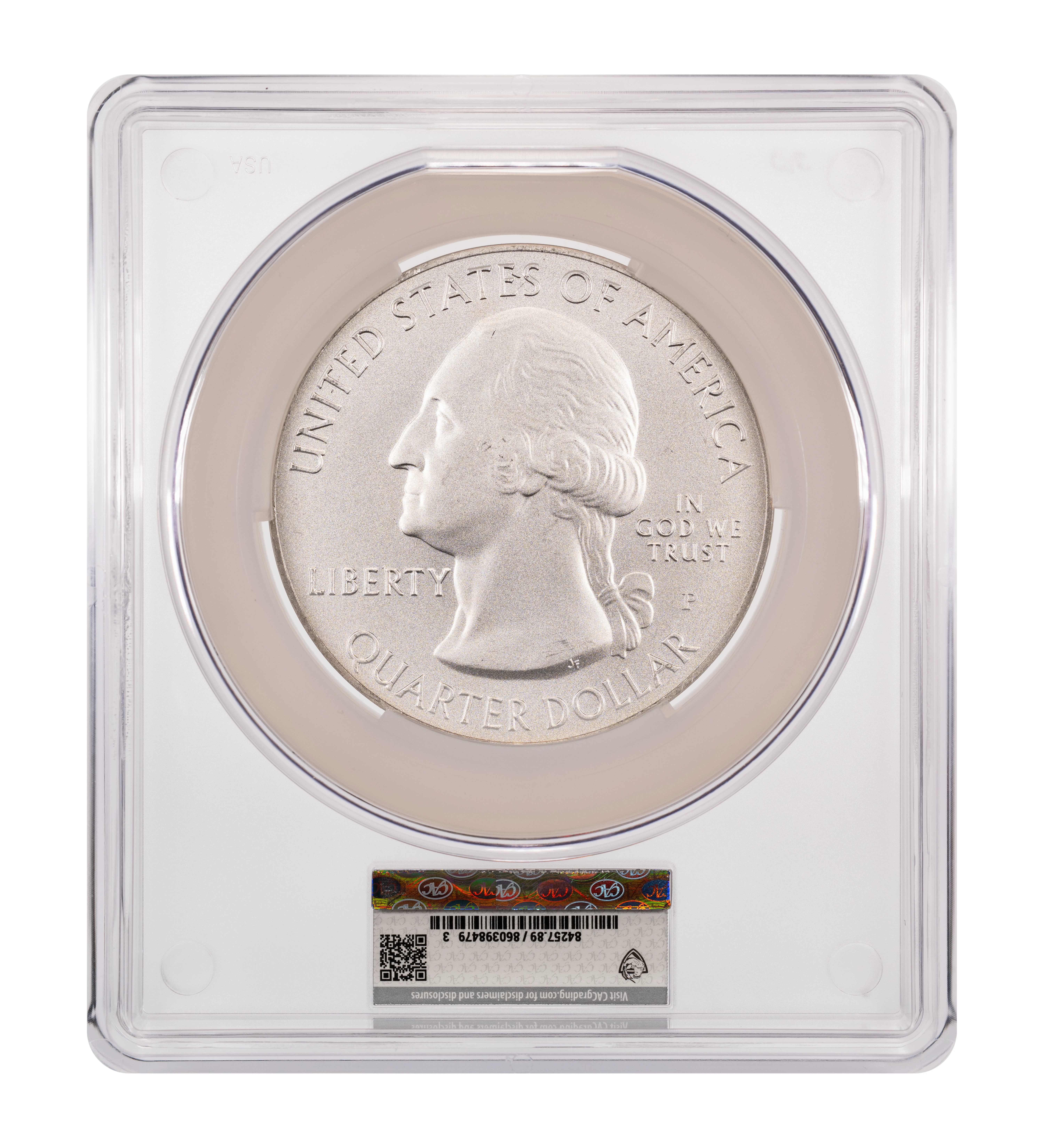 2018-P S25c Block Island, 5oz Silver, Satin Finish SP thumbnail 3