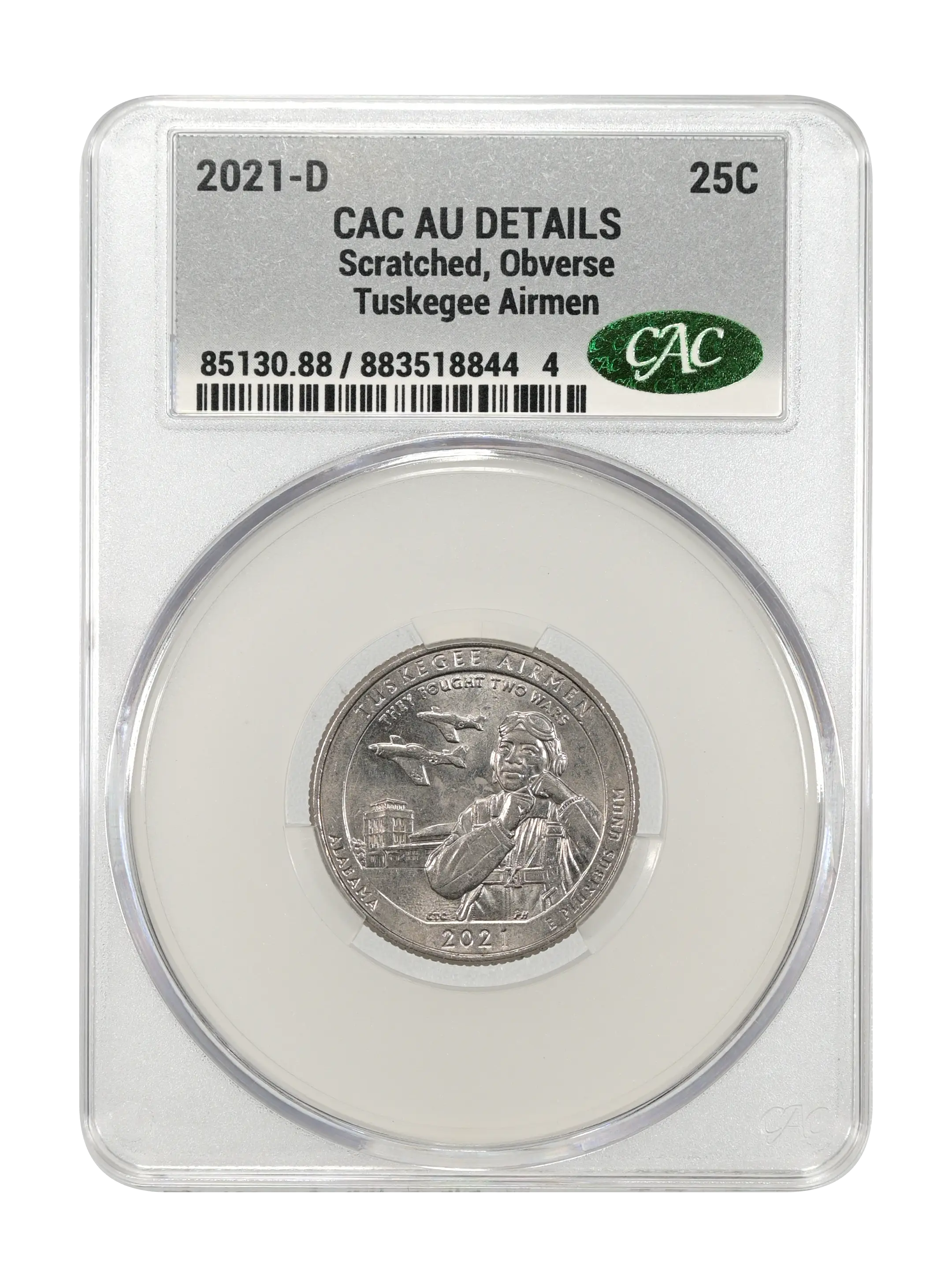 2021-D 25c Tuskegee Airmen MS thumbnail 3