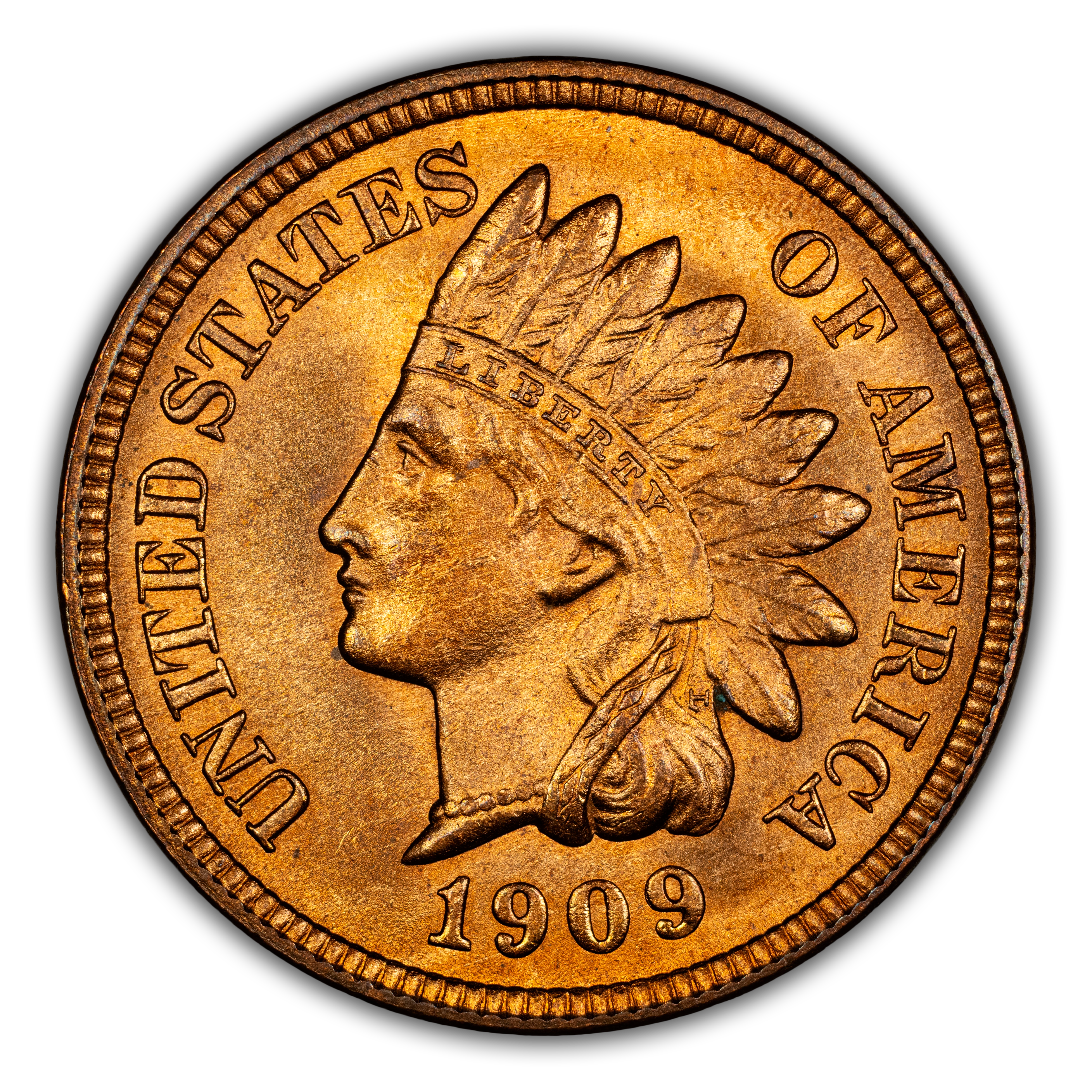 1909-S 1c Indian MS RD thumbnail 4