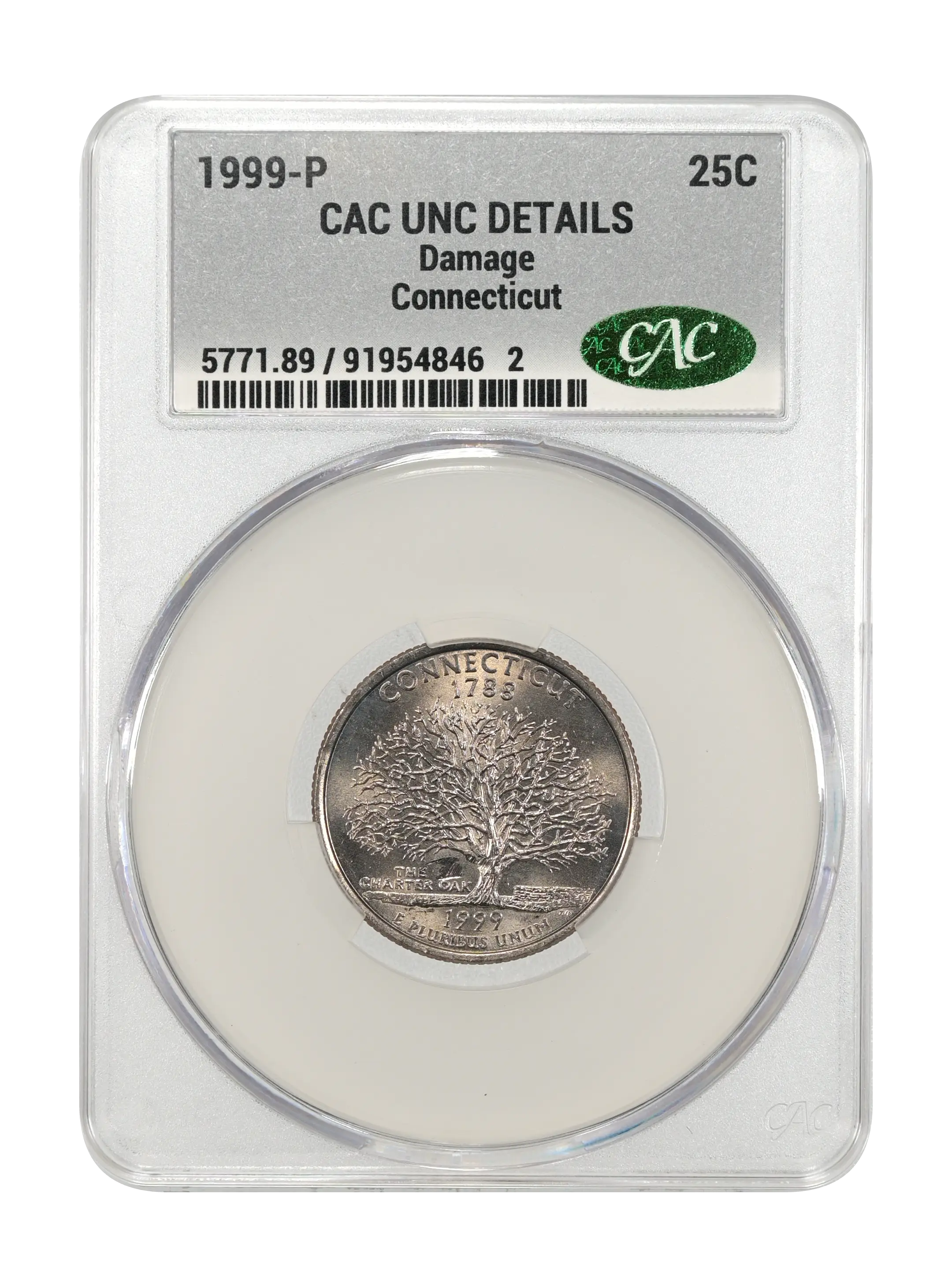 1999-P 25c Connecticut MS thumbnail 11