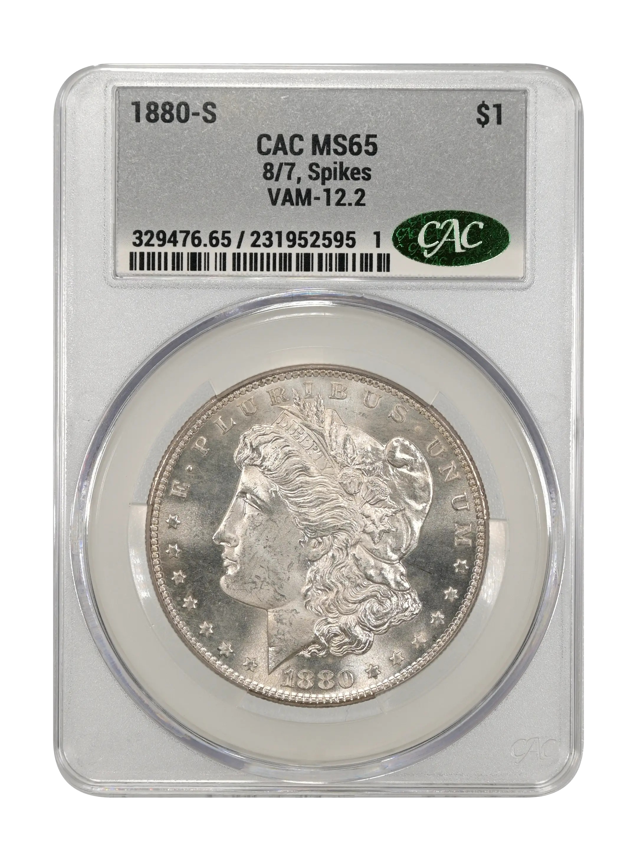 1880-S $1  8/7, Spikes, VAM-12.2 MS thumbnail 11