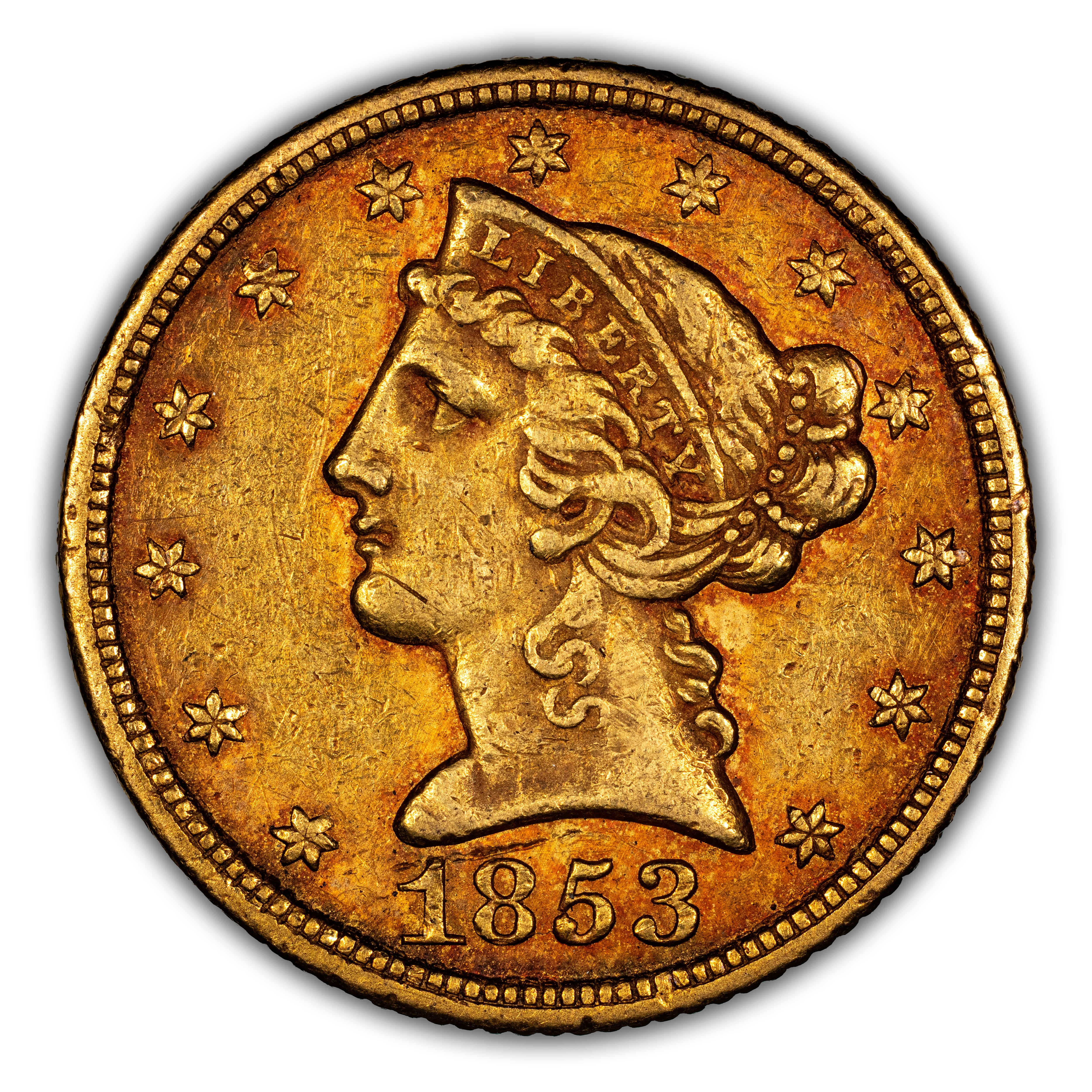 1853-C $5  MS thumbnail 3