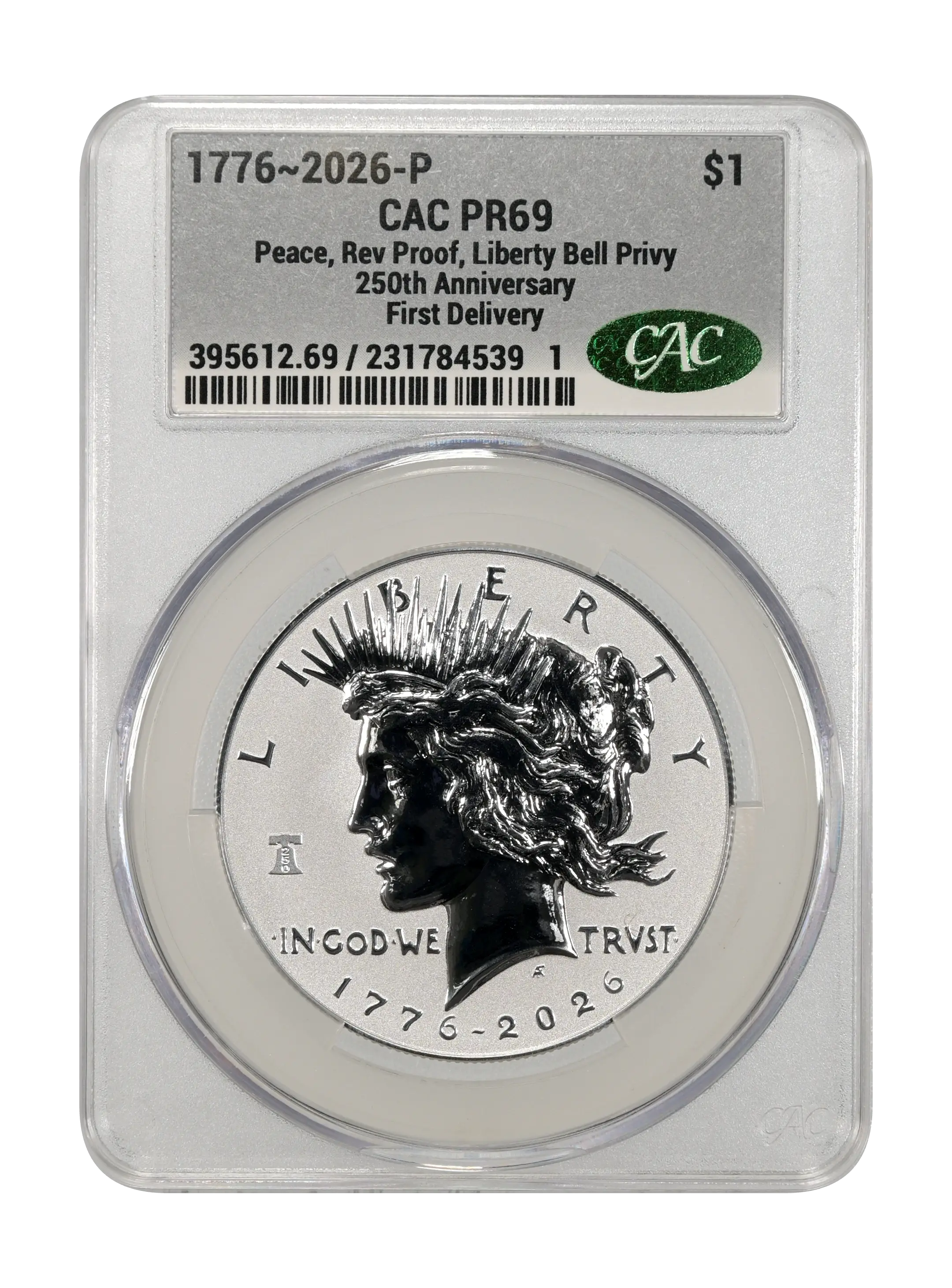 1776~2026-P S$1  Peace, Liberty Bell Privy, Reverse Proof PR thumbnail 17