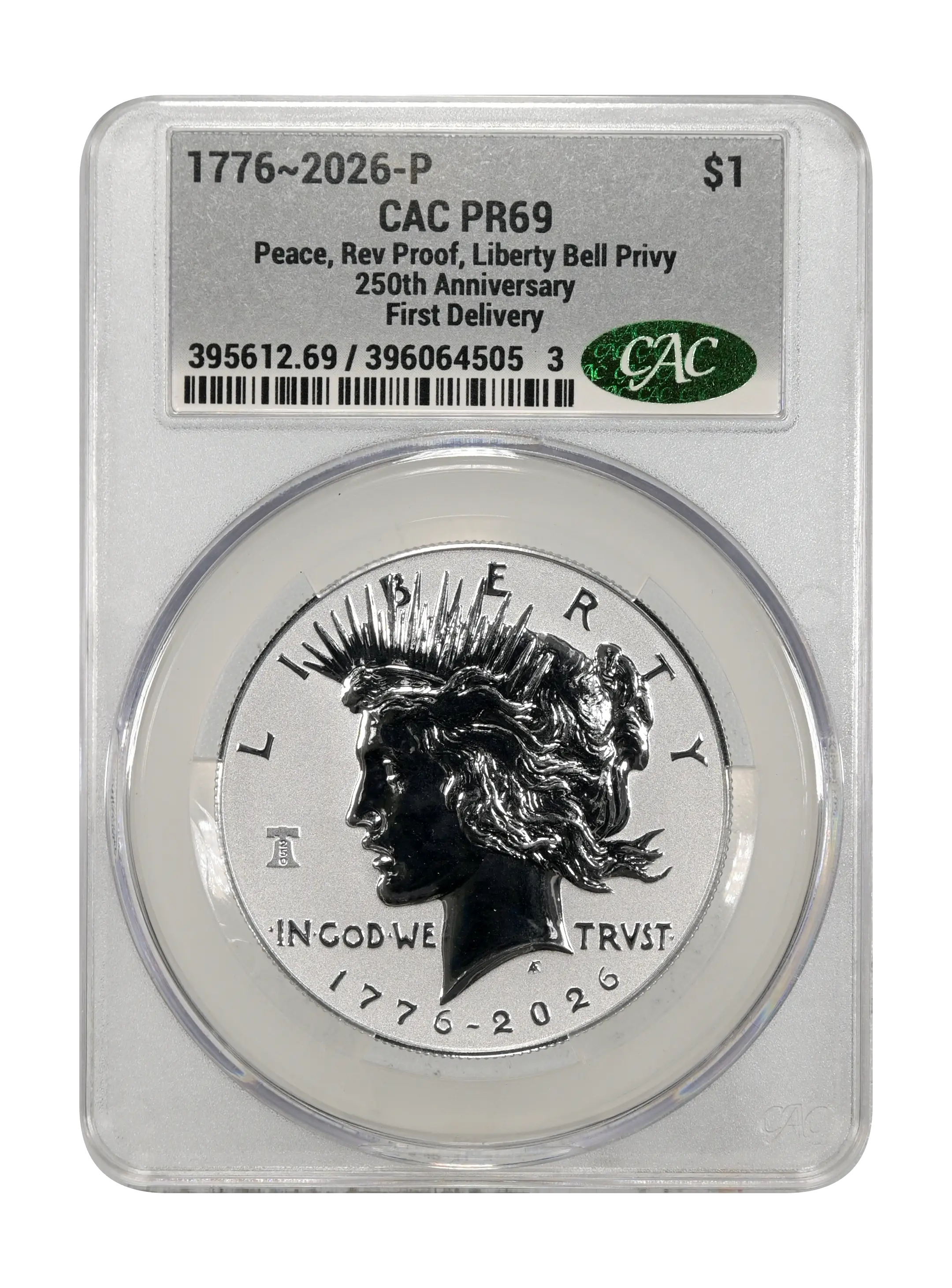 1776~2026-P S$1  Peace, Liberty Bell Privy, Reverse Proof PR thumbnail 18
