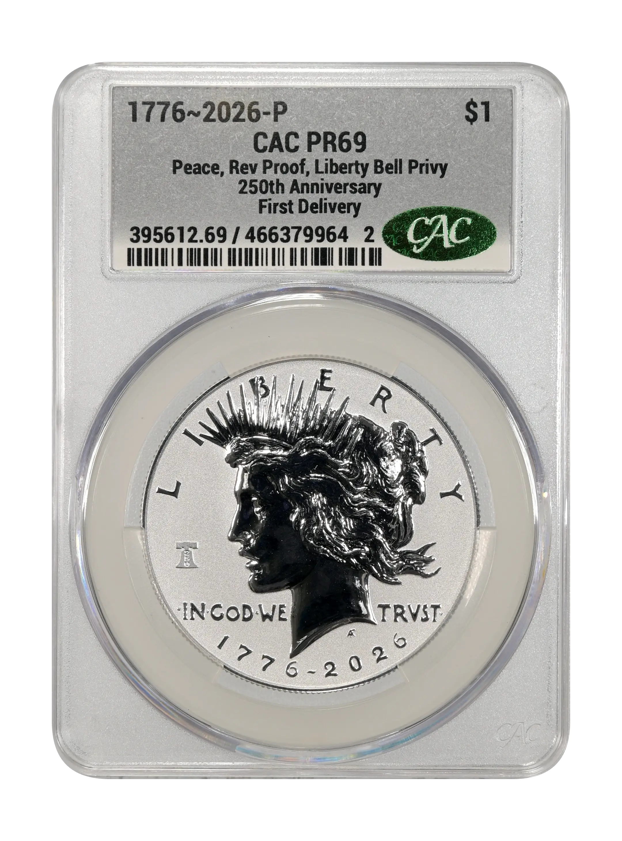 1776~2026-P S$1  Peace, Liberty Bell Privy, Reverse Proof PR thumbnail 20