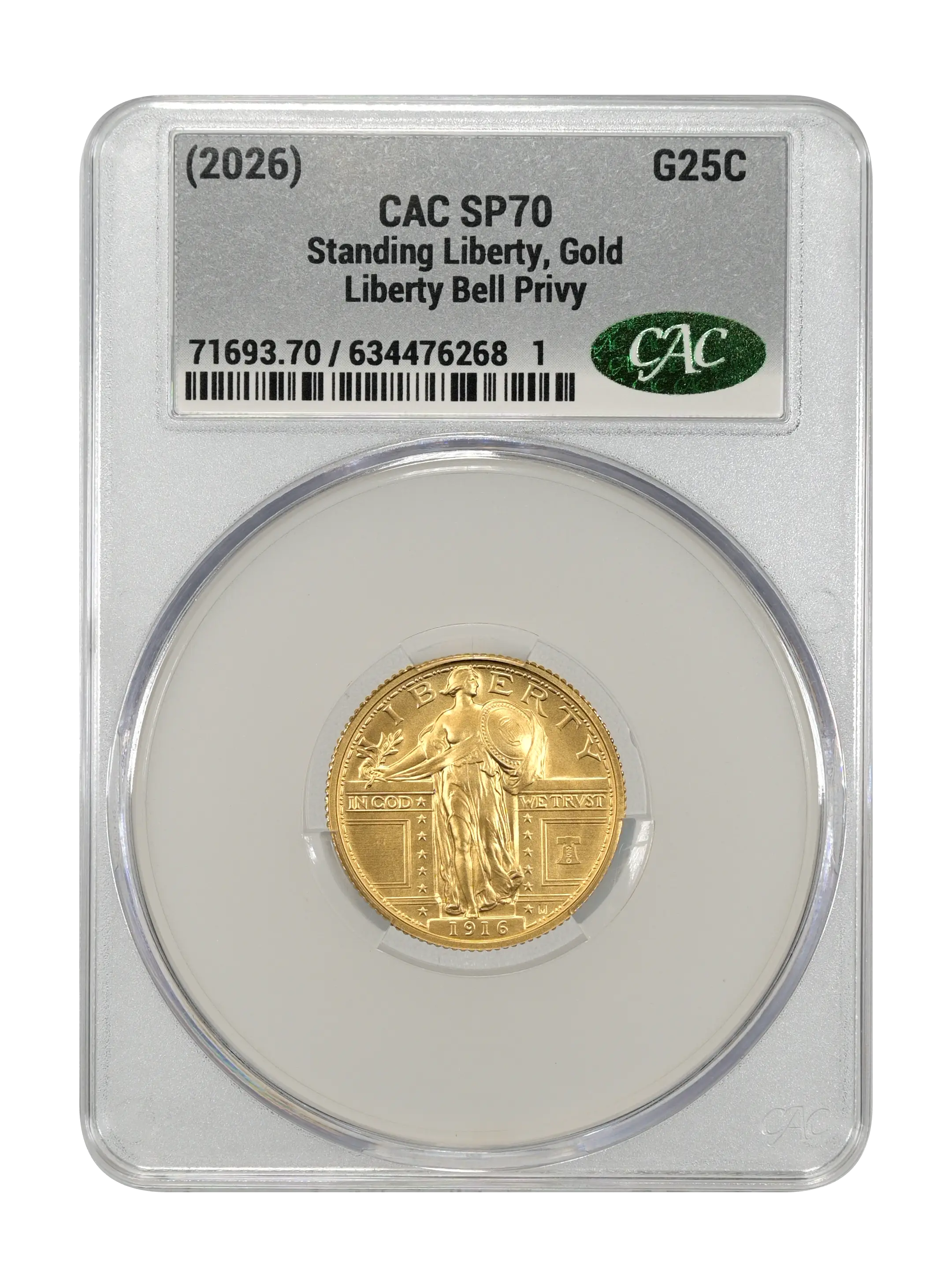 (2026) G25c Gold Standing Liberty, 250th Anniversary Privy SP thumbnail 20