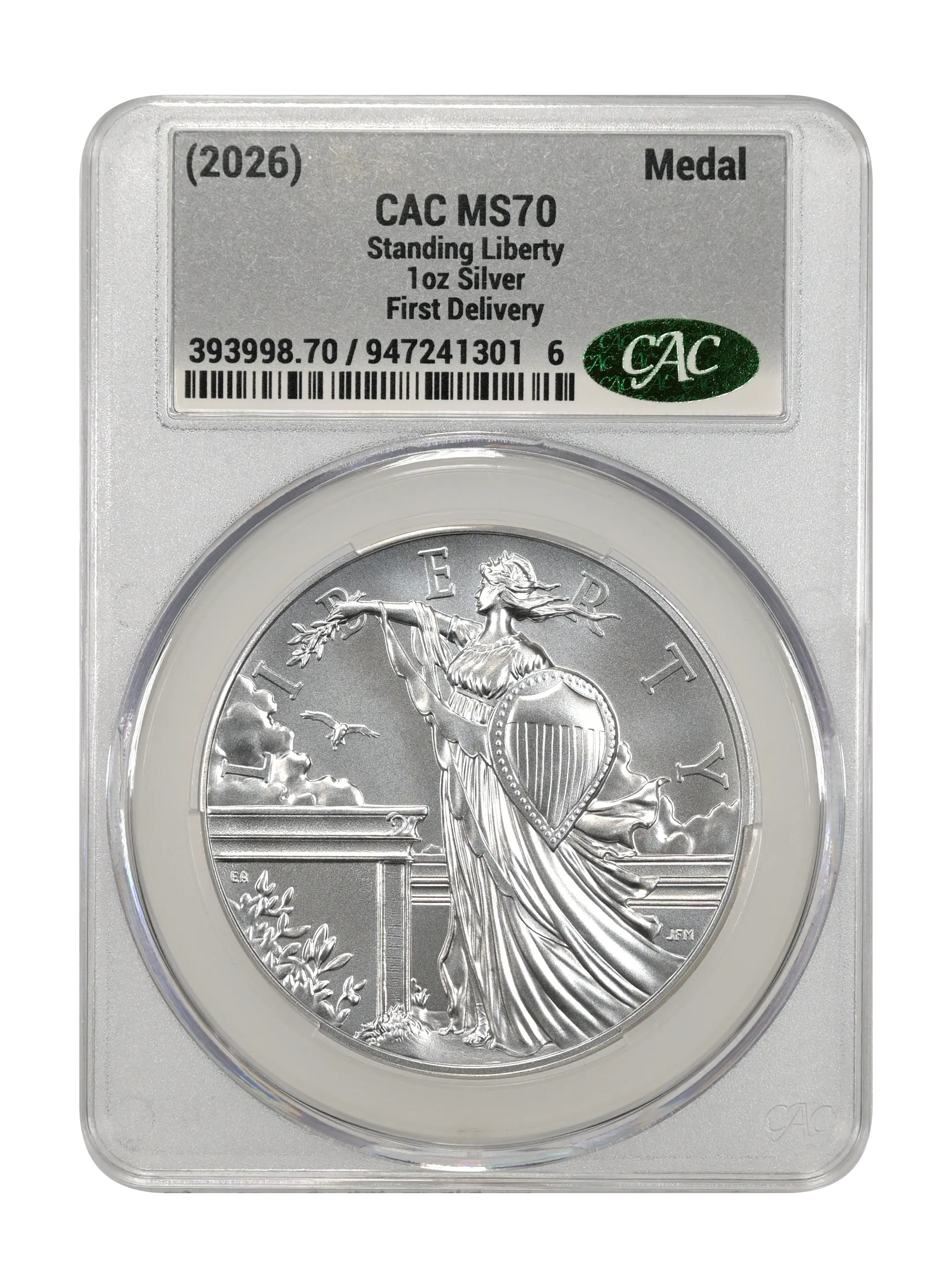 (2026) Medal 1oz Silver, Standing Liberty MS thumbnail 19