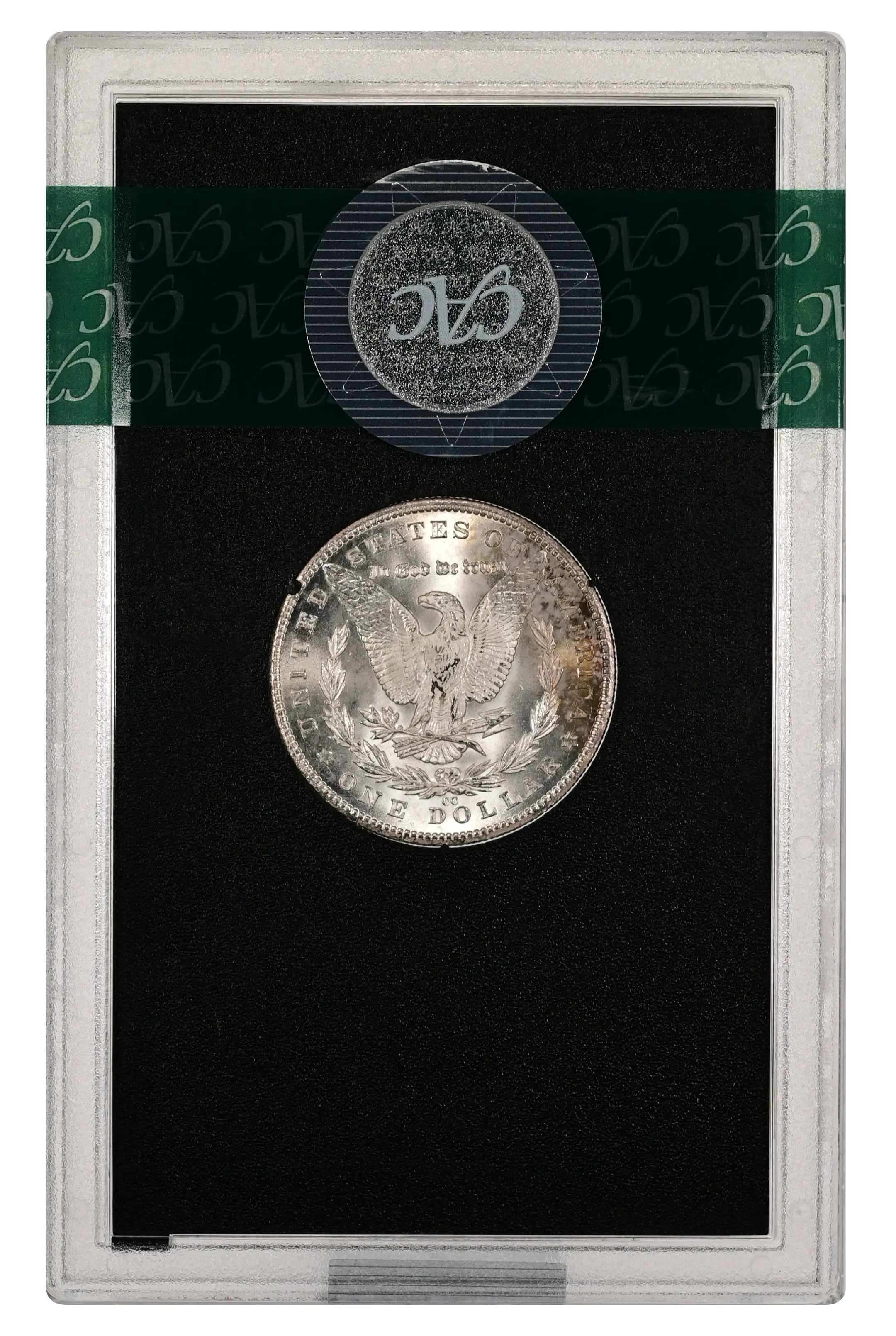 1884-CC $1  GSA Hoard, Far Date, Dash under 8, VAM-10 MS thumbnail 8