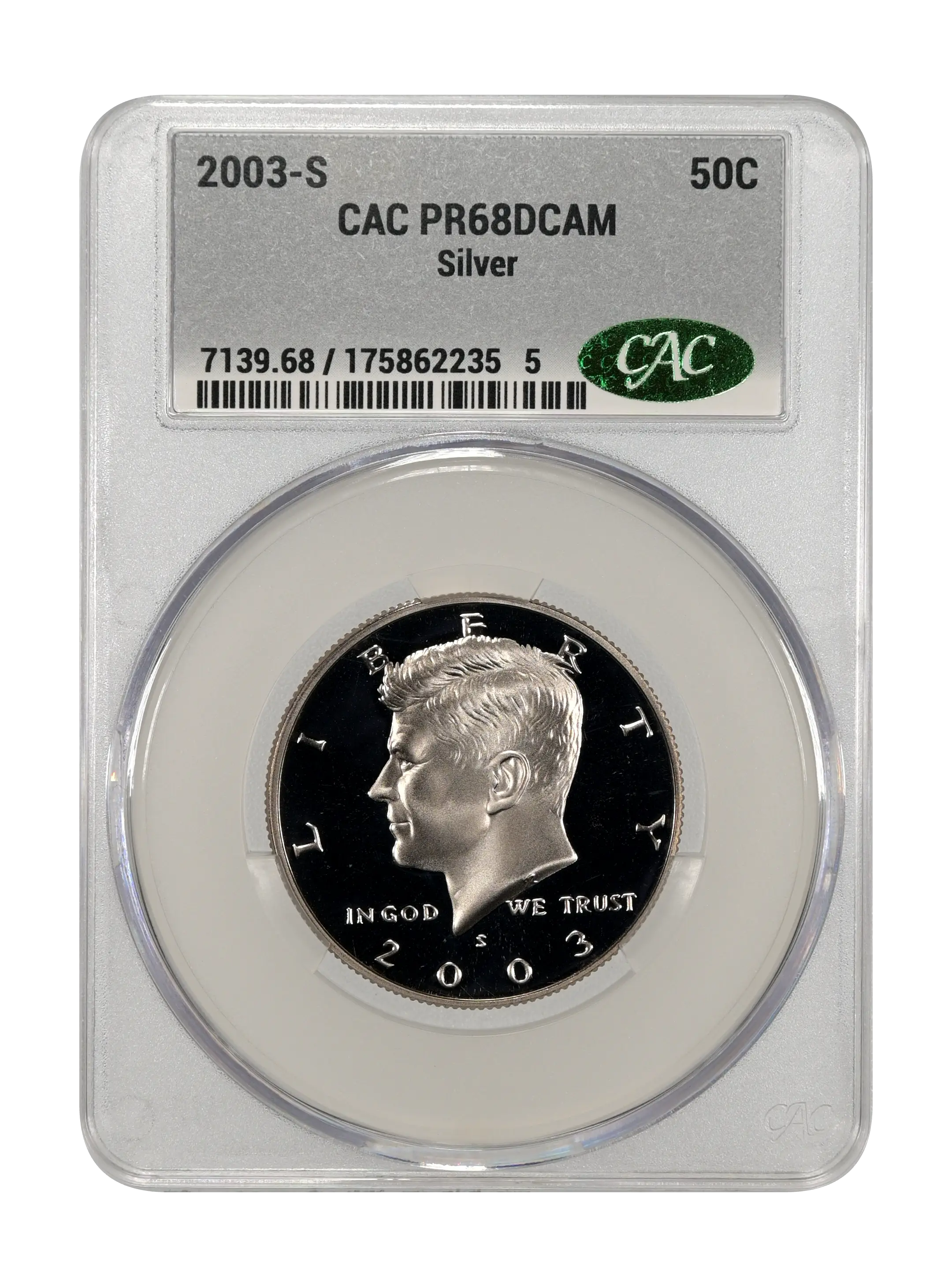 2003-S 50c Silver PR DCAM thumbnail 19